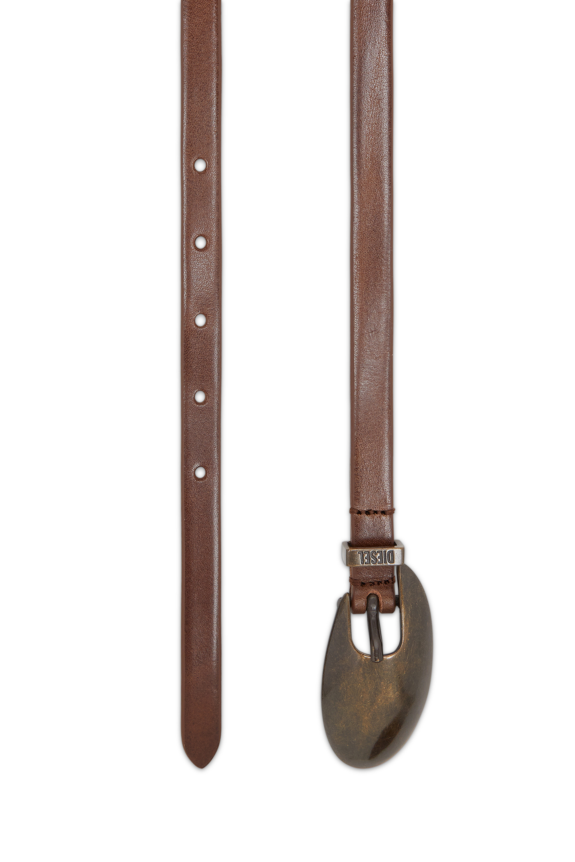 Diesel - B-ROP 15, Damen 1,5 cm G&uuml;rtel aus Leder in Braun - 2