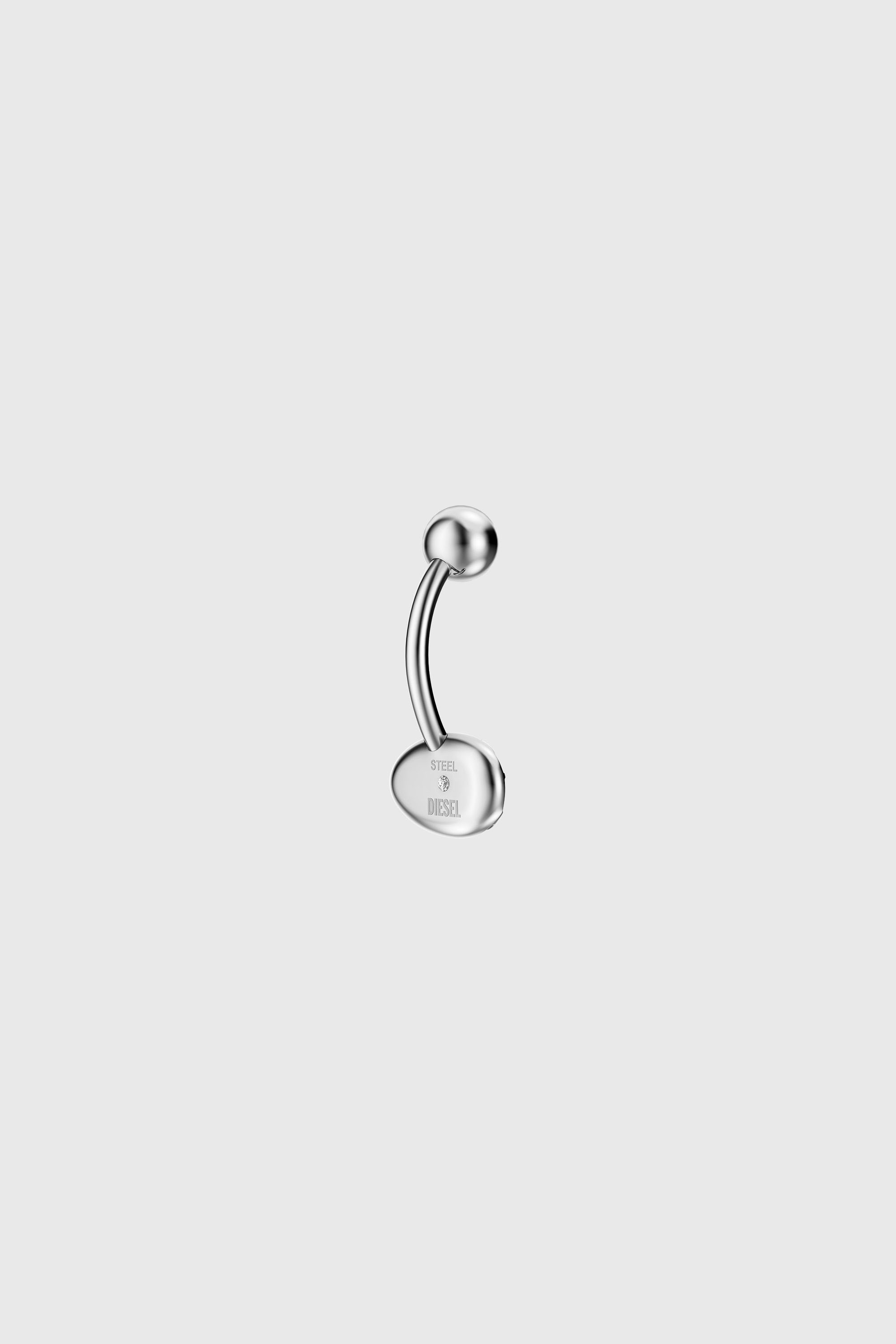 Diesel - DX1698040 JEWELLERY, Gioiello per ombelico in acciaio inox Unisex in Argento - 2