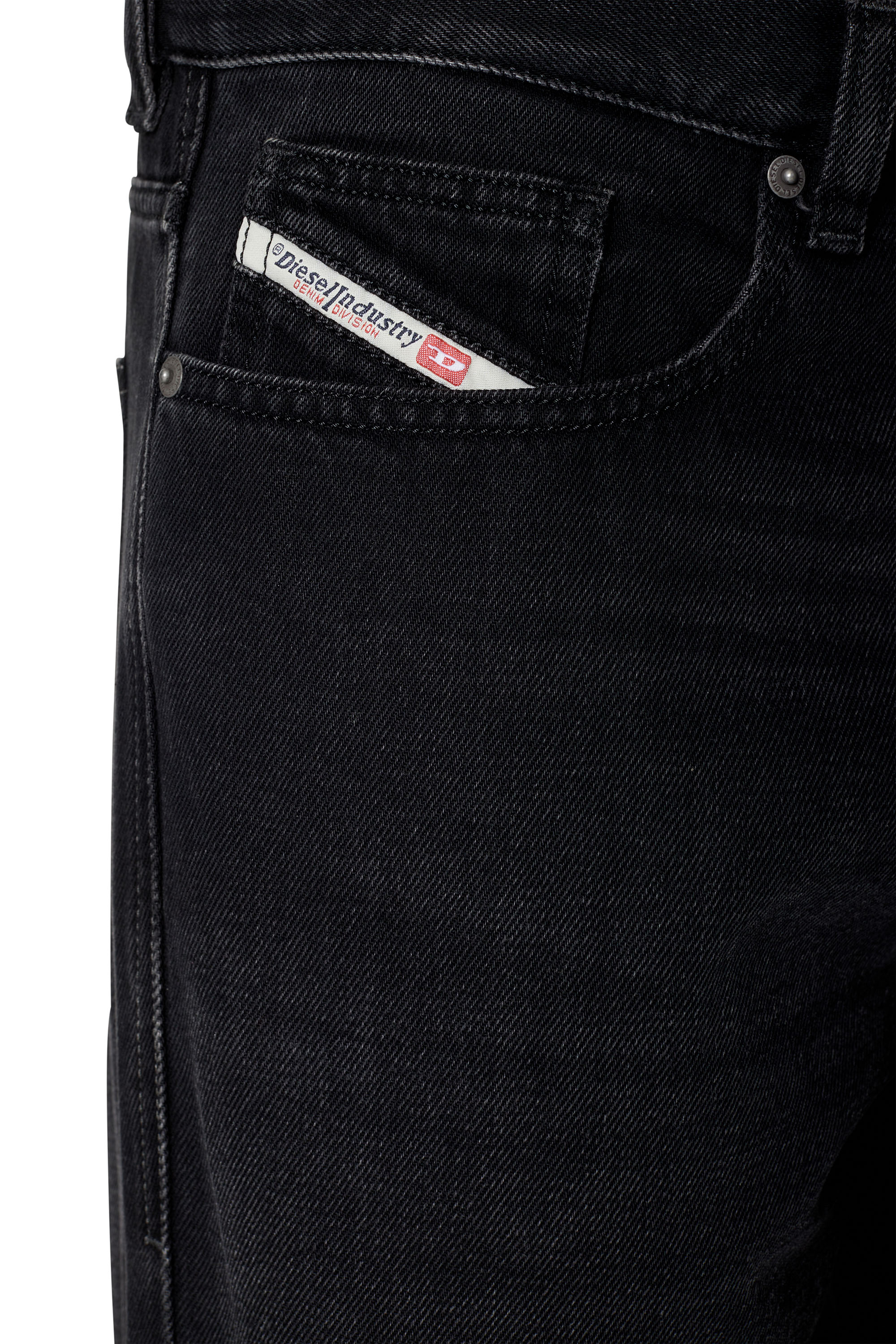 Diesel - Straight Jeans 2010 D-Macs 09B88, Schwarz/Dunkelgrau - Image 4