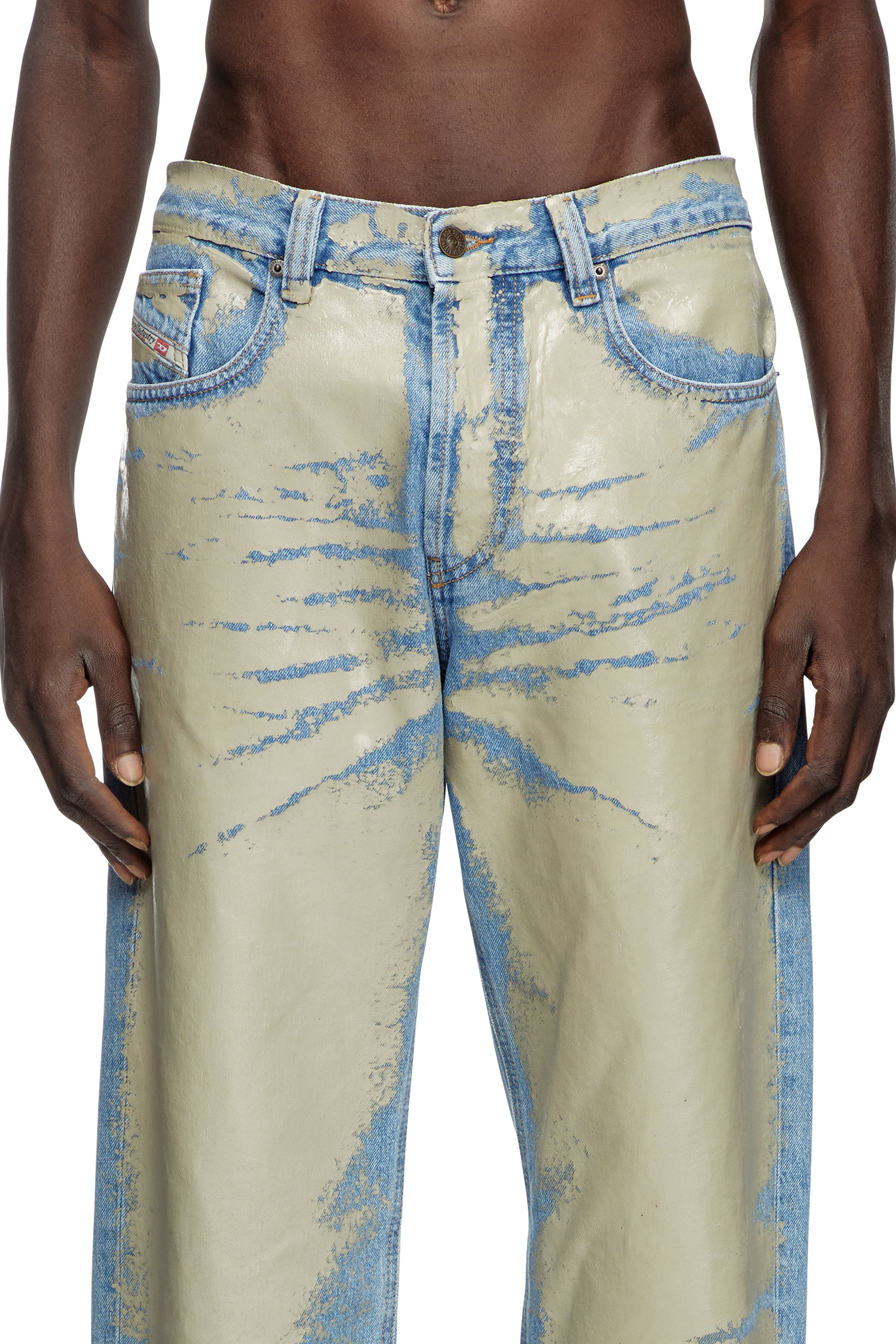 Diesel - Uomo Straight Jeans 2010 D-Macs 007AL, Marrone Chiaro - Image 4