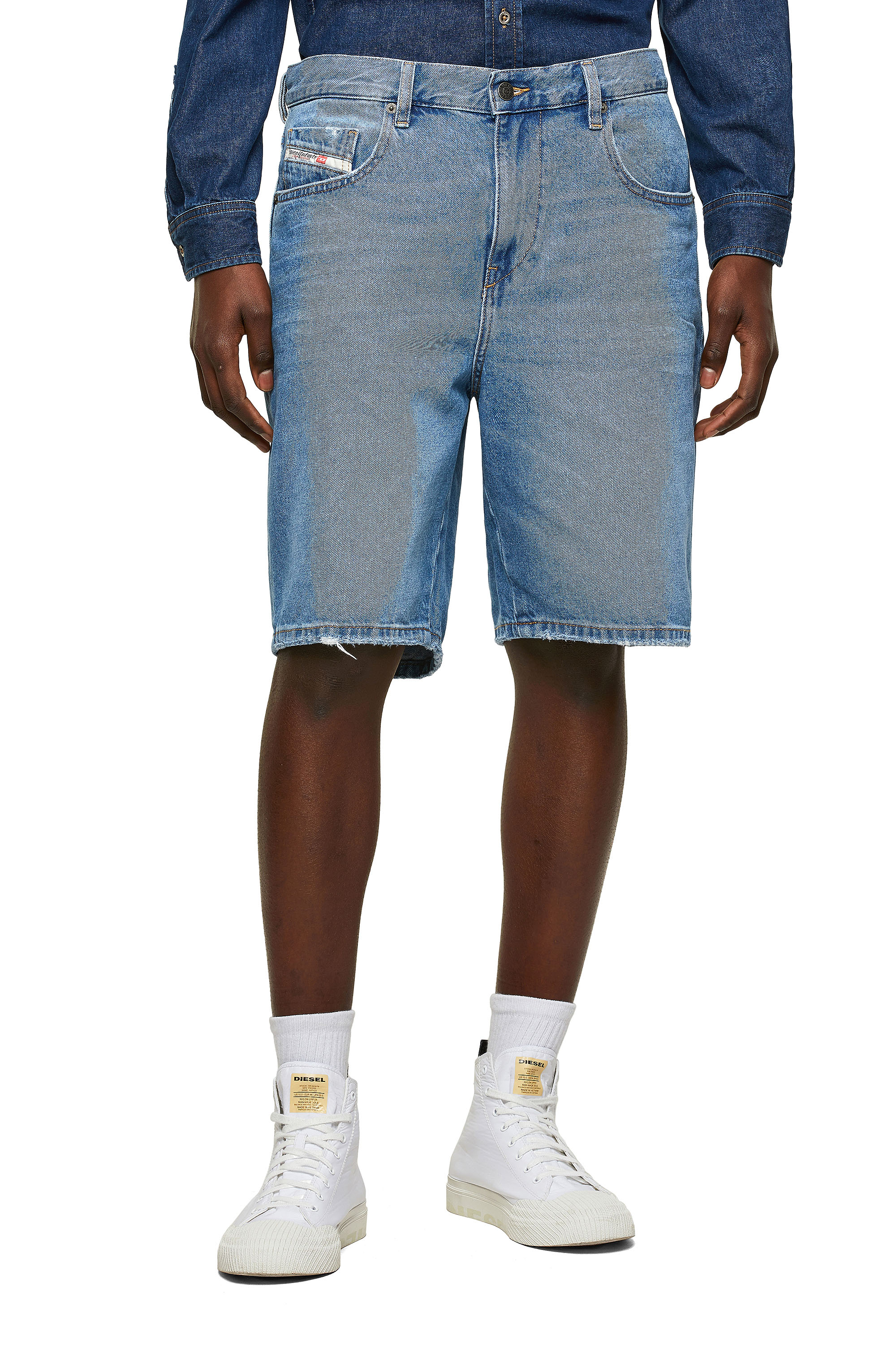 D-STRUKT-SHORT, Bleu Clair - Shorts