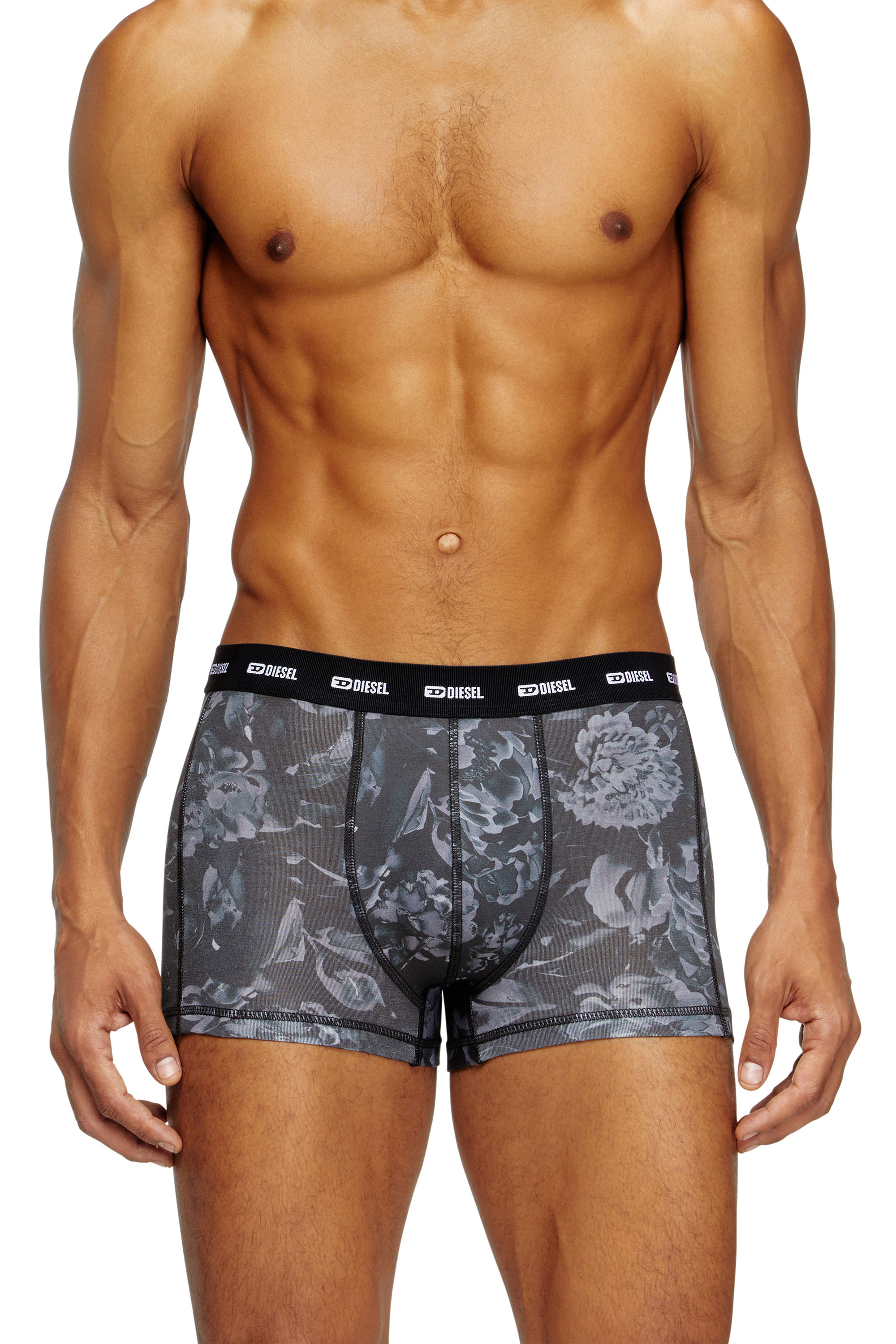 Diesel - DAMIEN-UTLT-3PACK, Set da tre boxer con motivo floreale Uomo in Nero - 2