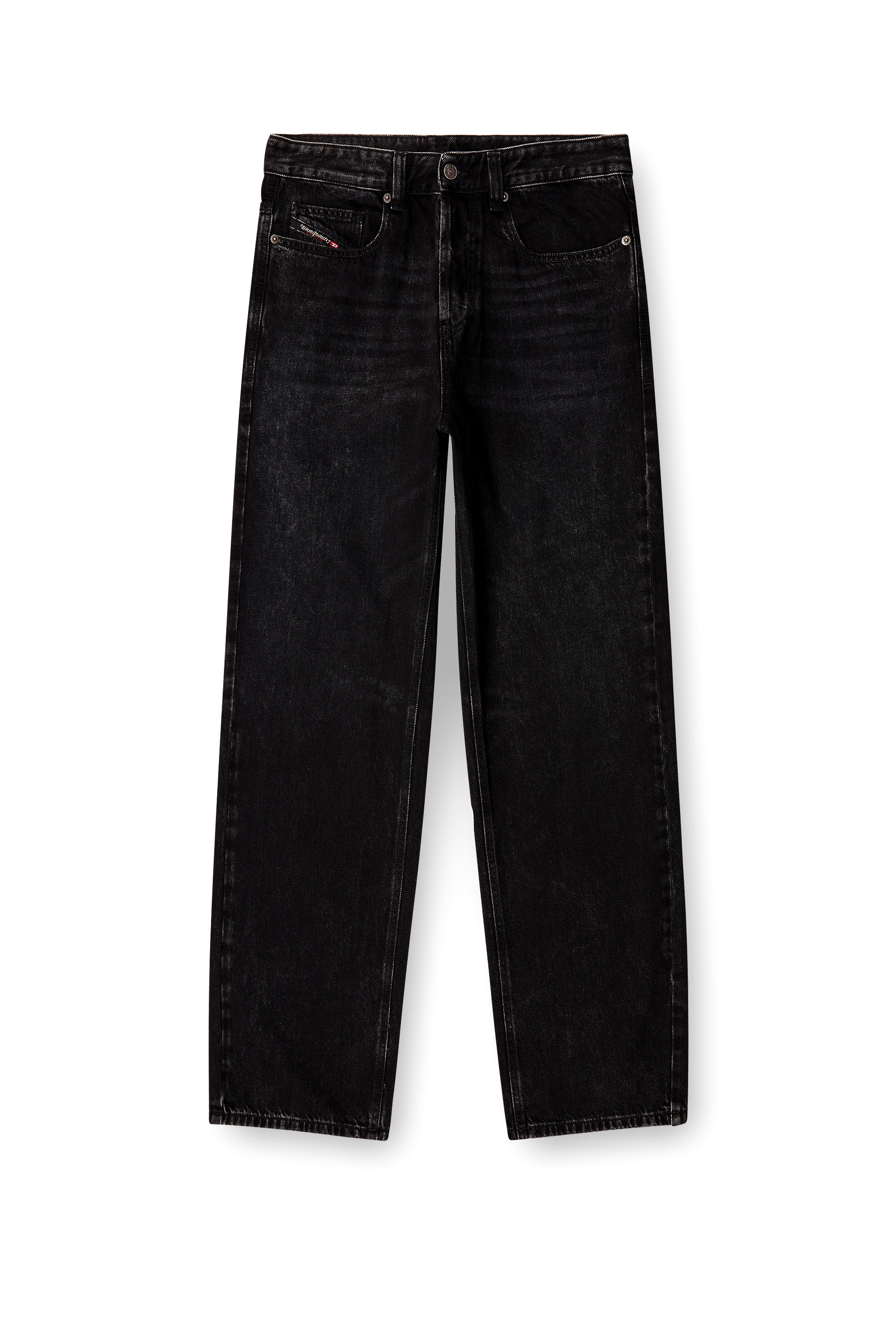 Diesel - Relaxed Jeans 2001 D-Macro 09P09 Homme, Noir/Gris foncé - Image 2