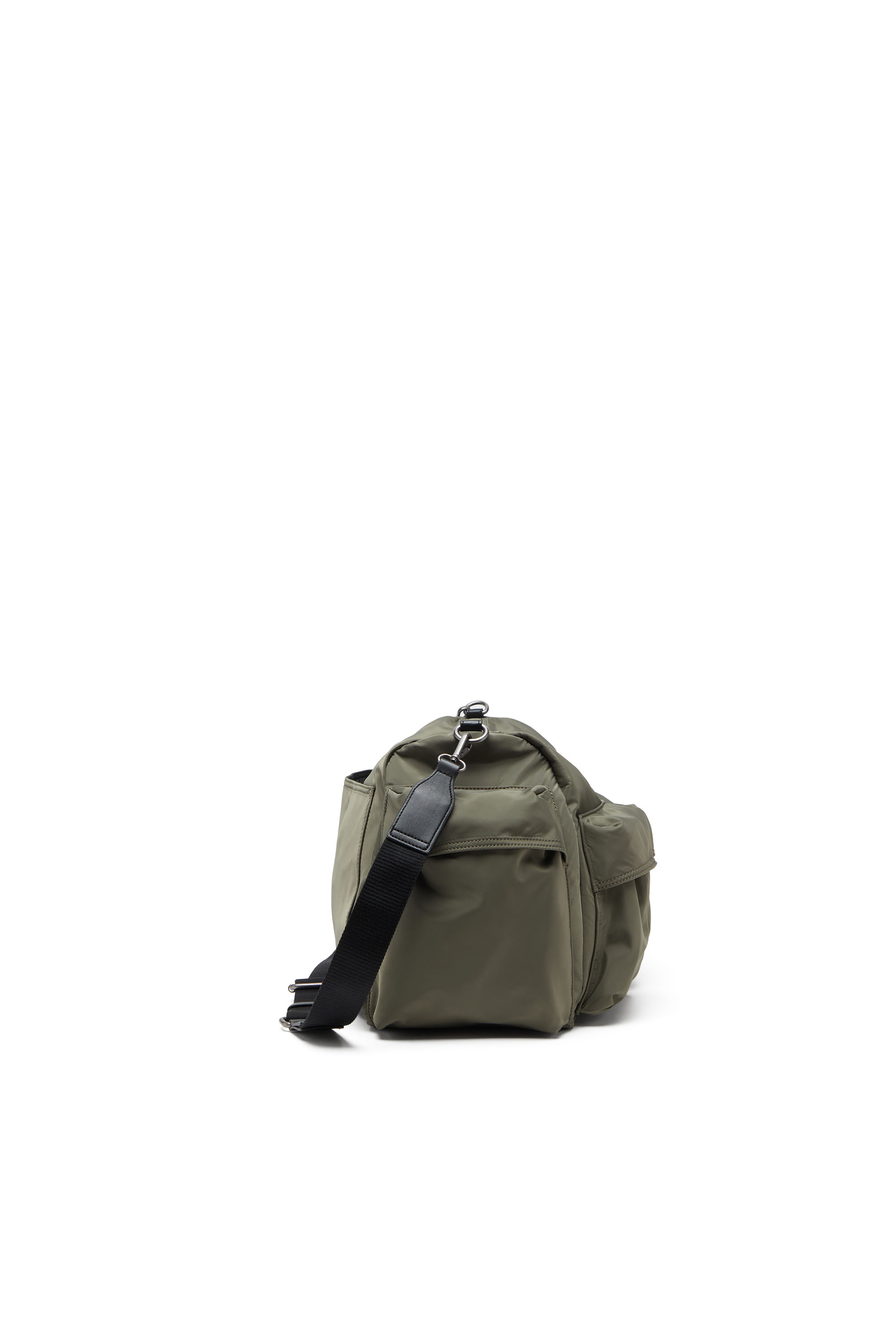 Diesel - MULTI-PKTS DUFFLE X, Unisex Multi-Pkts-Multipocket-Utility-Seesack in Armeegrün - 4
