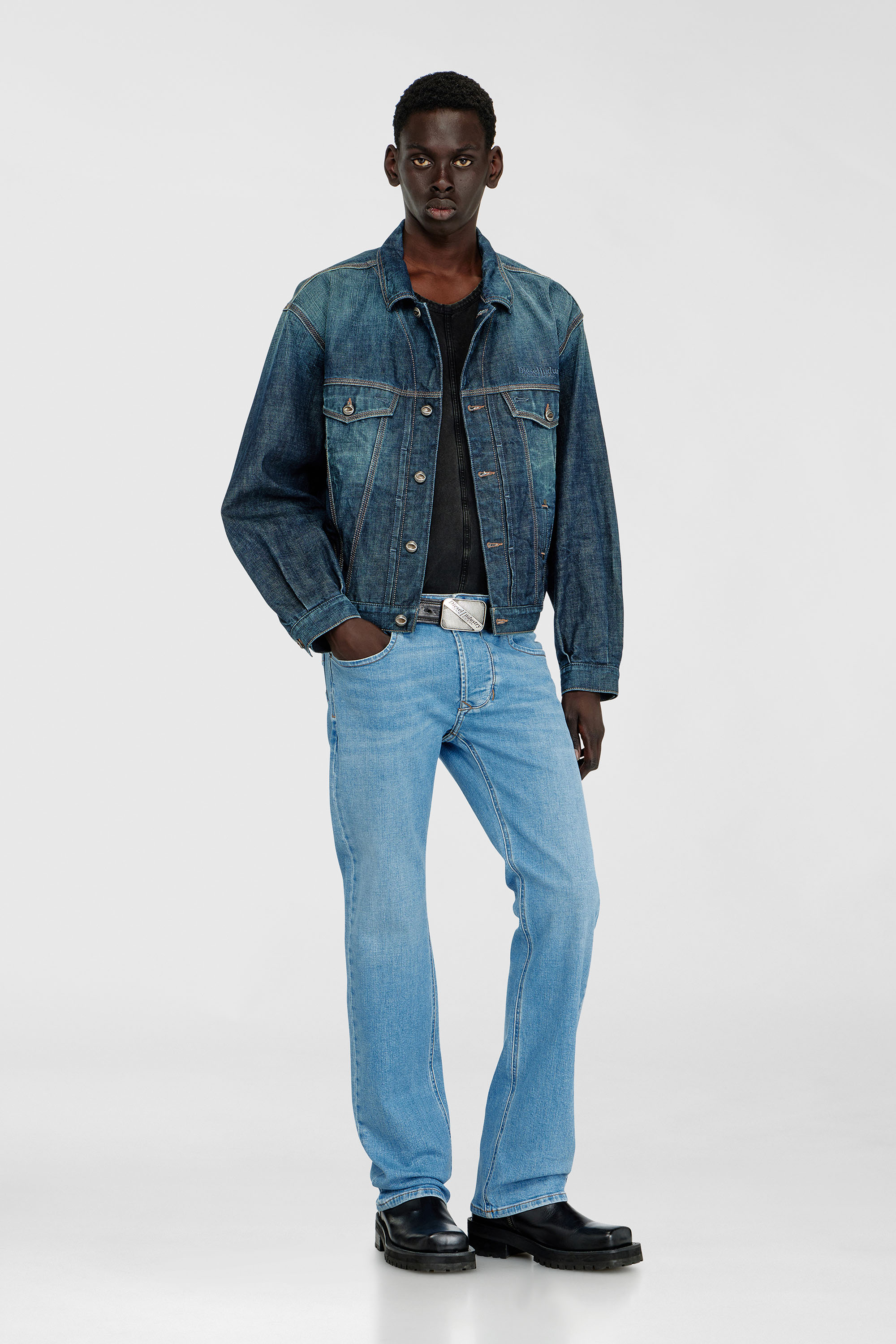 Diesel - Regular Jeans 1985 Larkee 0HDBJ Homme, Bleu Clair - Image 1