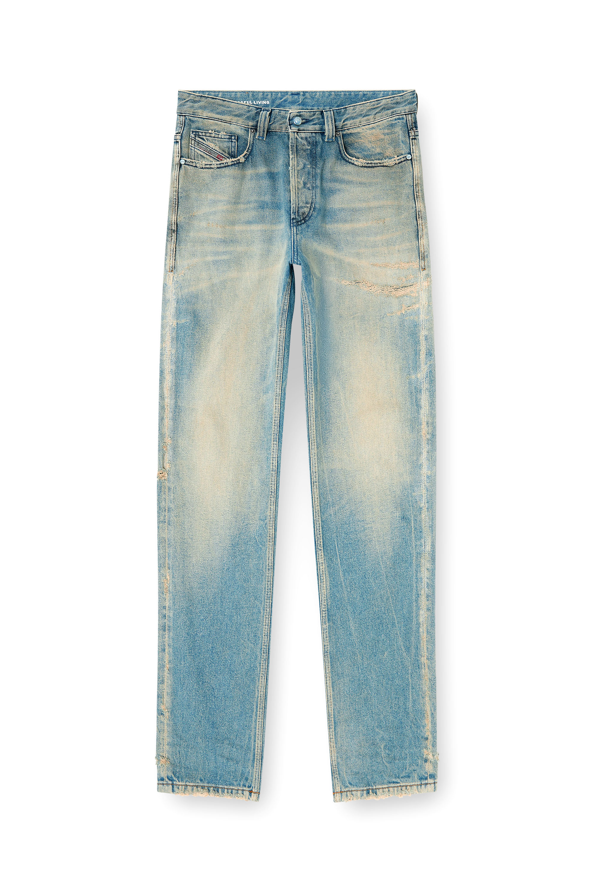 Diesel - Regular Jeans 2024 D-Macs 09N30 Homme, Bleu Clair - Image 2