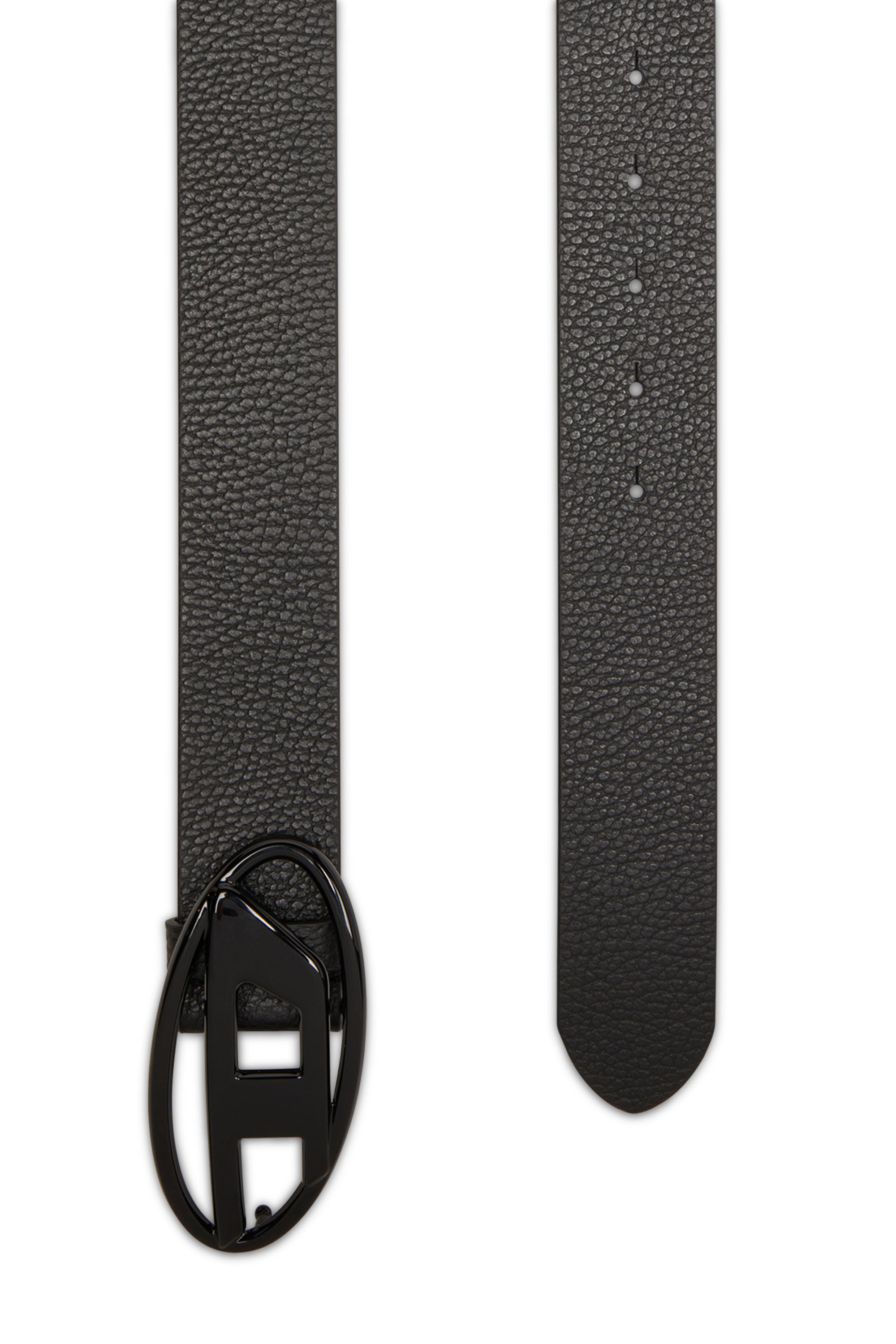 Diesel - B-1DR, Ceinture 4 cm en cuir  avec boucle mate Mixte in Noir - 2