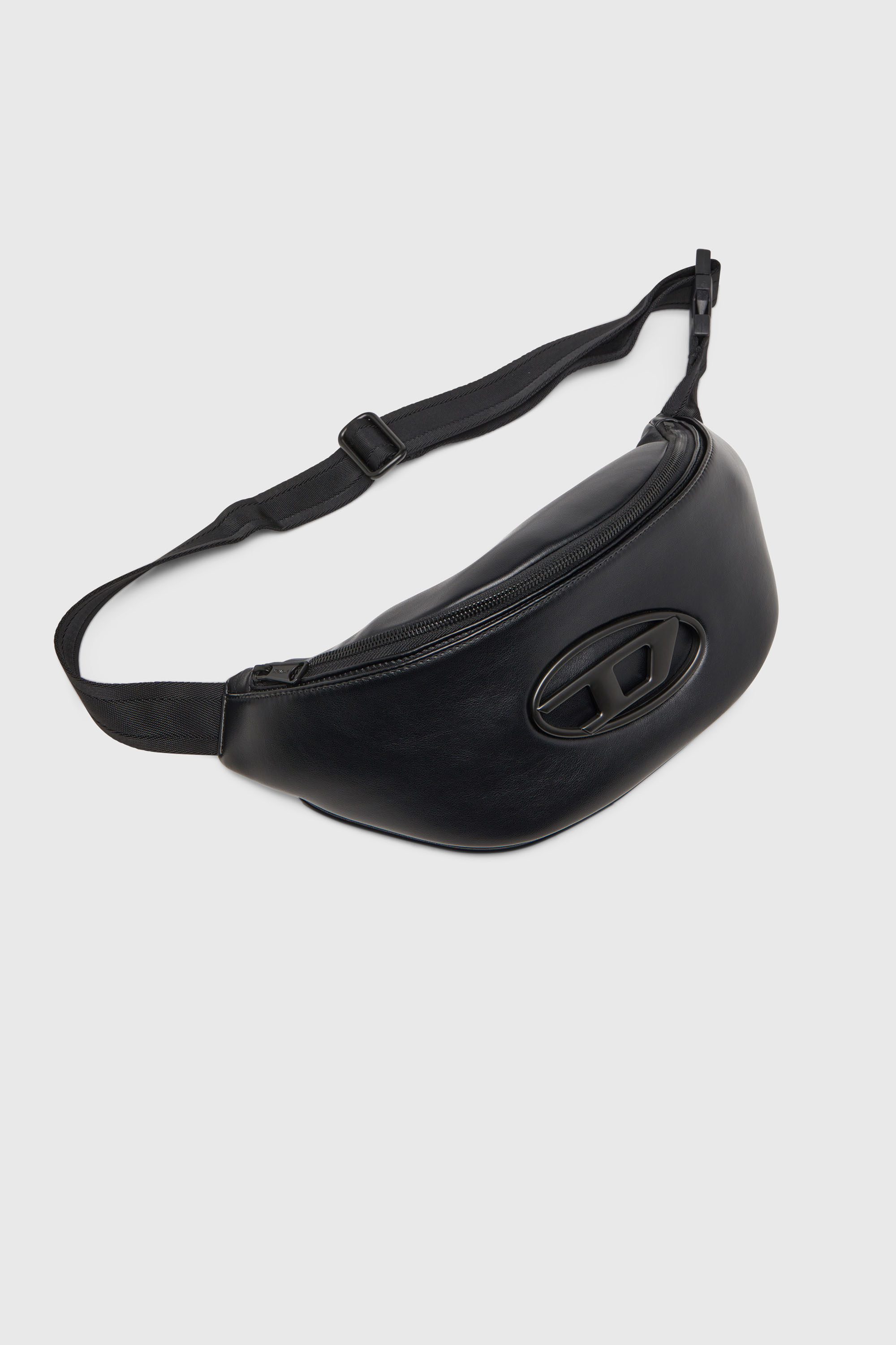 Diesel - HOLI-D BELT BAG M, Holi-D-Sac banane en PU et n&eacute;opr&egrave;ne Homme in Noir - 5