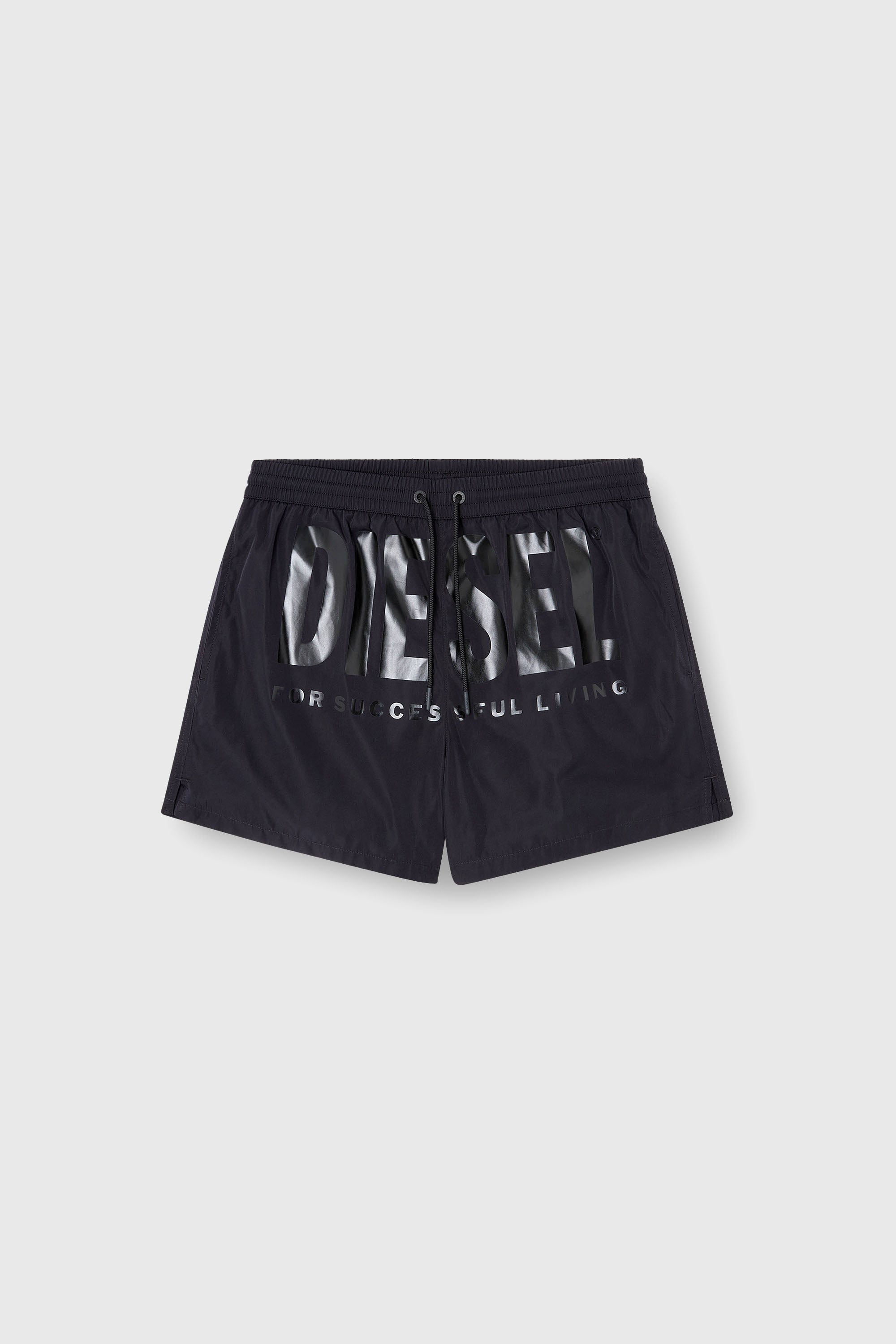 Diesel - KEN-37-D-CORE, Short de bain court avec maxi logo Homme in Noir - 2