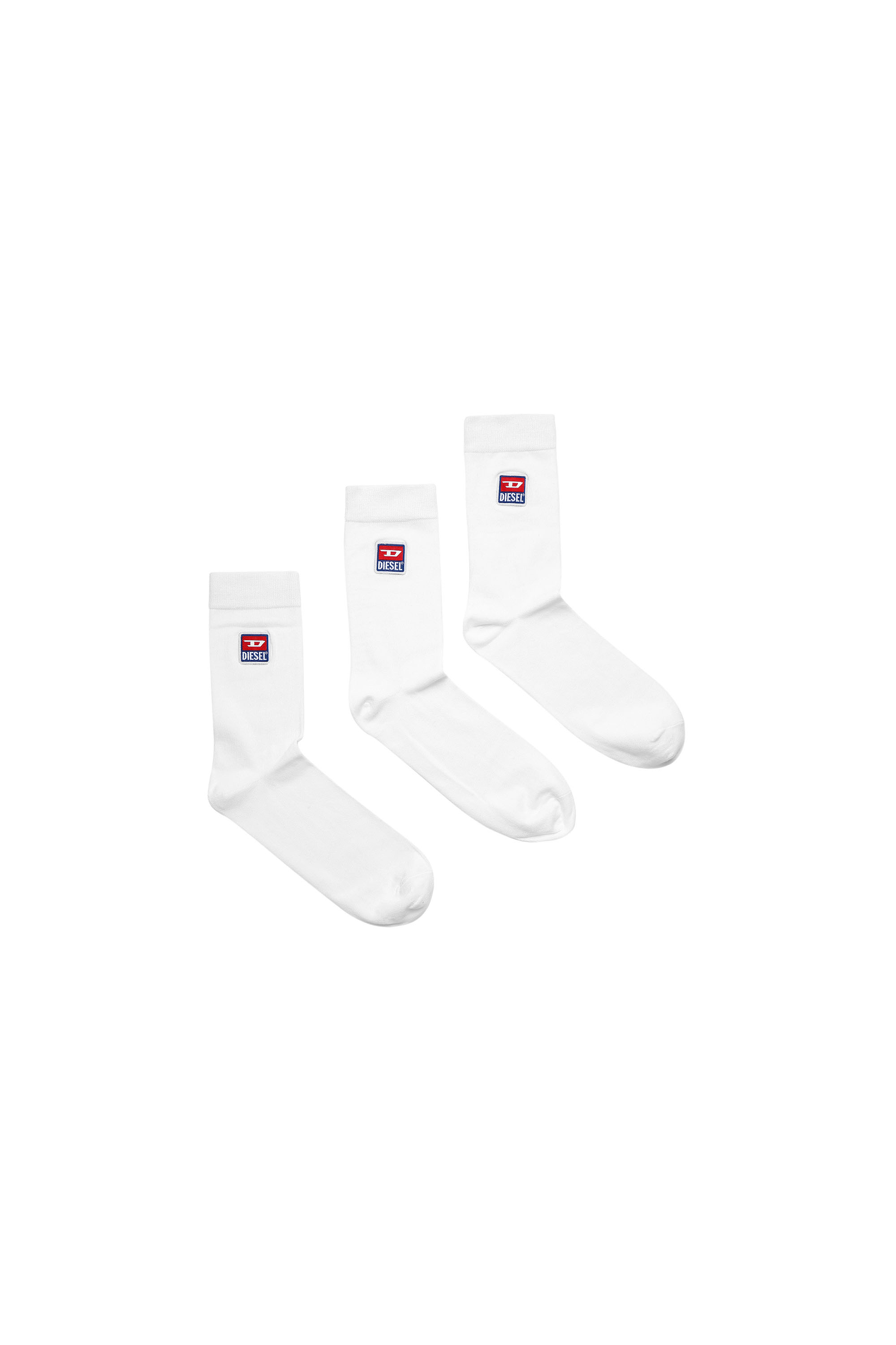 SKM-RAY-THREEPACK, Bianco - Calzini
