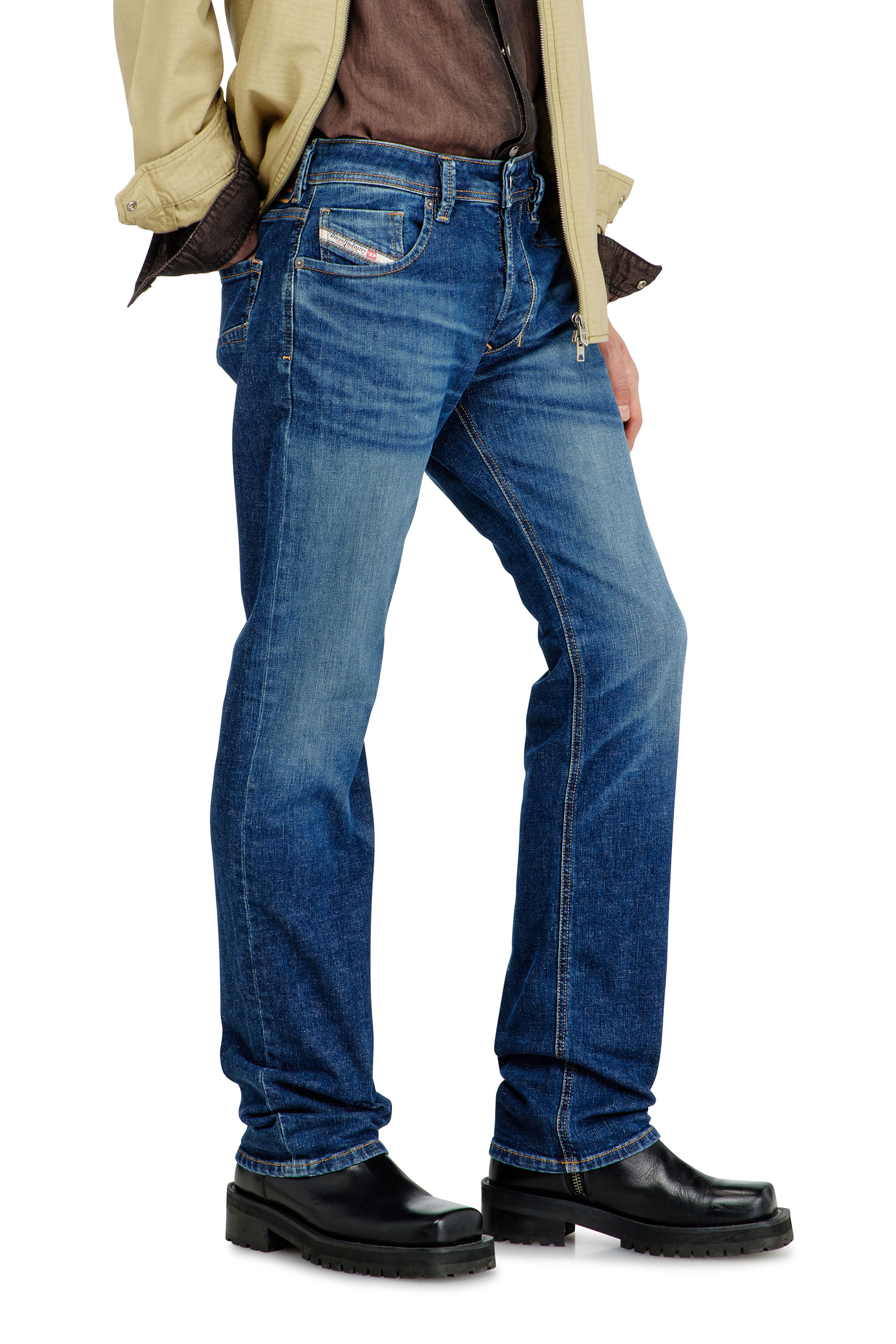 Diesel - Regular Jeans 1985 Larkee 09J47 Uomo, Blu Scuro - Image 7