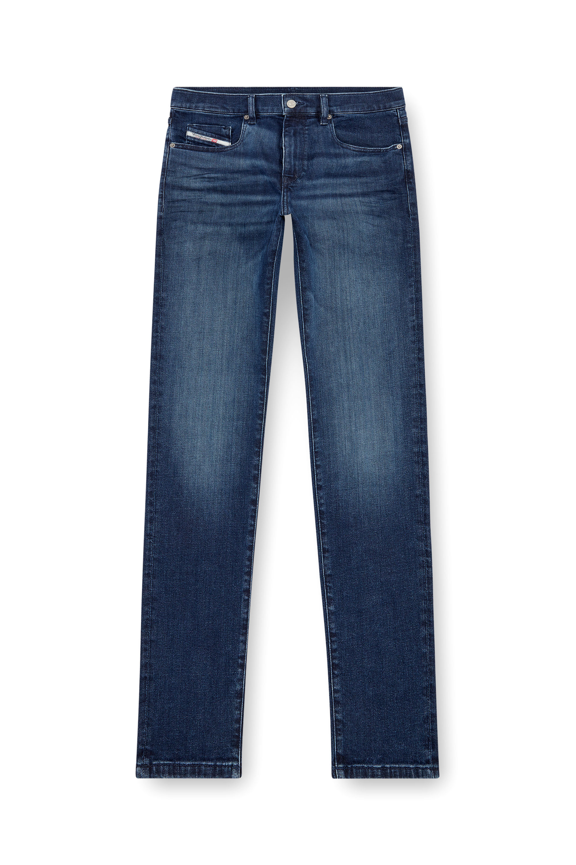 Diesel - Slim Jeans 2019 D-Strukt 0GRDJ Homme, Bleu Foncé - Image 3