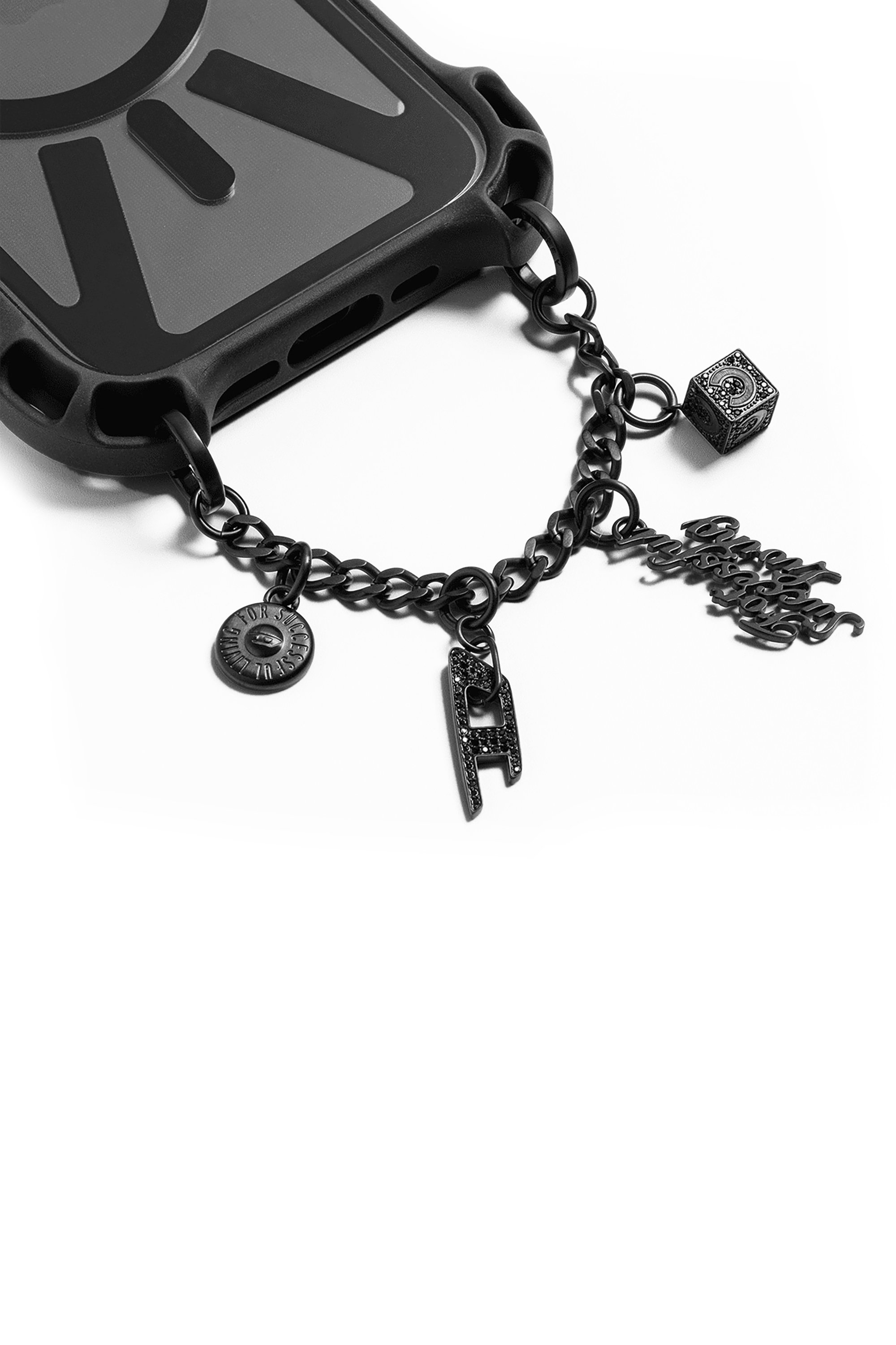 Diesel - 60374 CASETIFY  CHARMS CHAIN, Unisex Anhänger Dünn Silber in Schwarz - 3