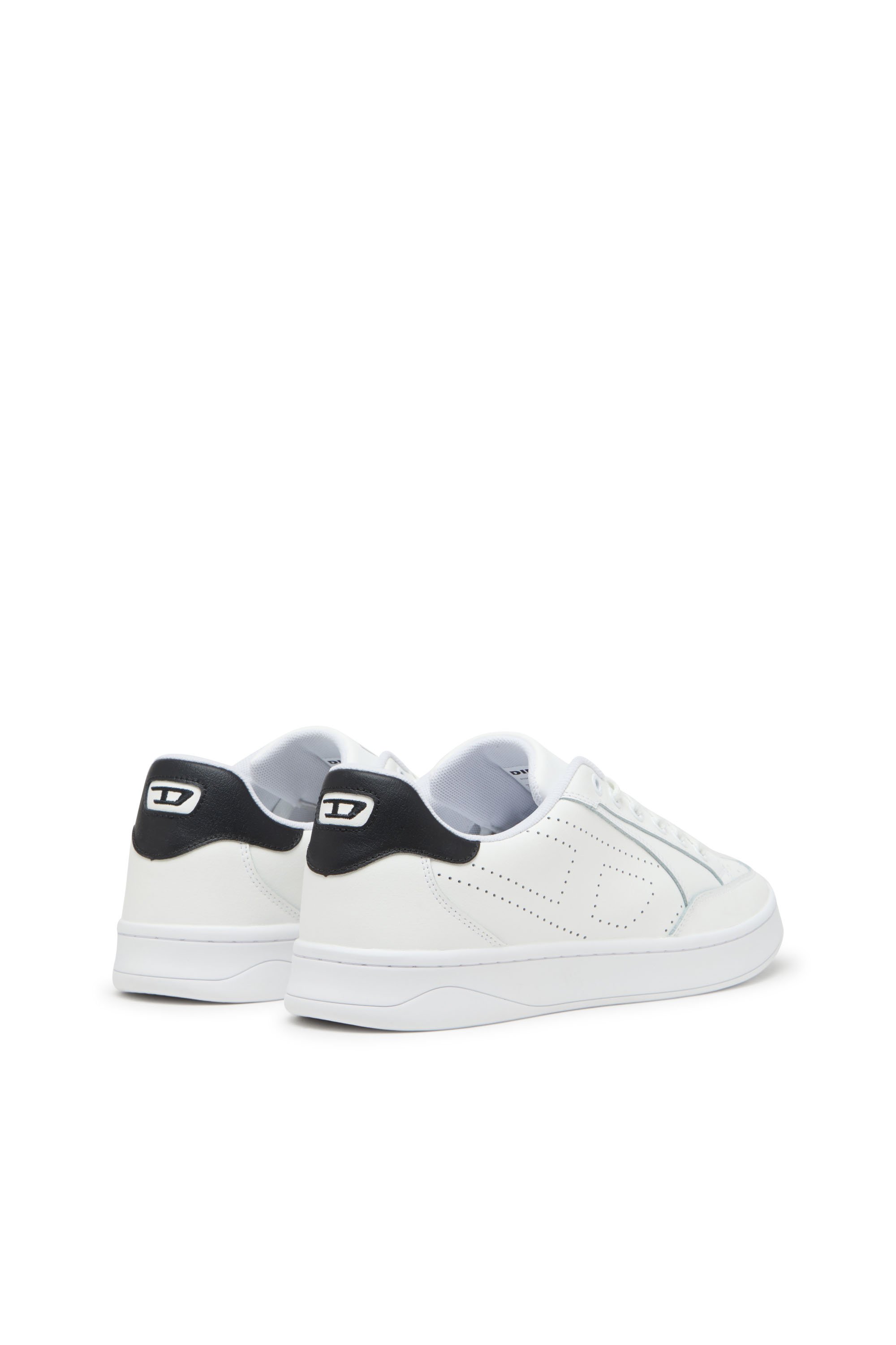 Diesel - S-DAKOTA LOW, S-Dakota-Sneaker in pelle con logo perforato Uomo in Multicolor - 3