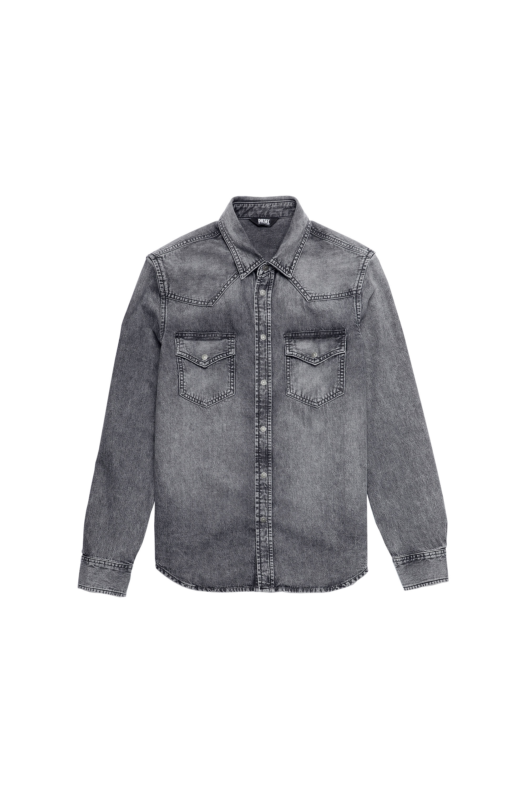 D-EAST-P1-SP2, Dark grey - Denim Shirts
