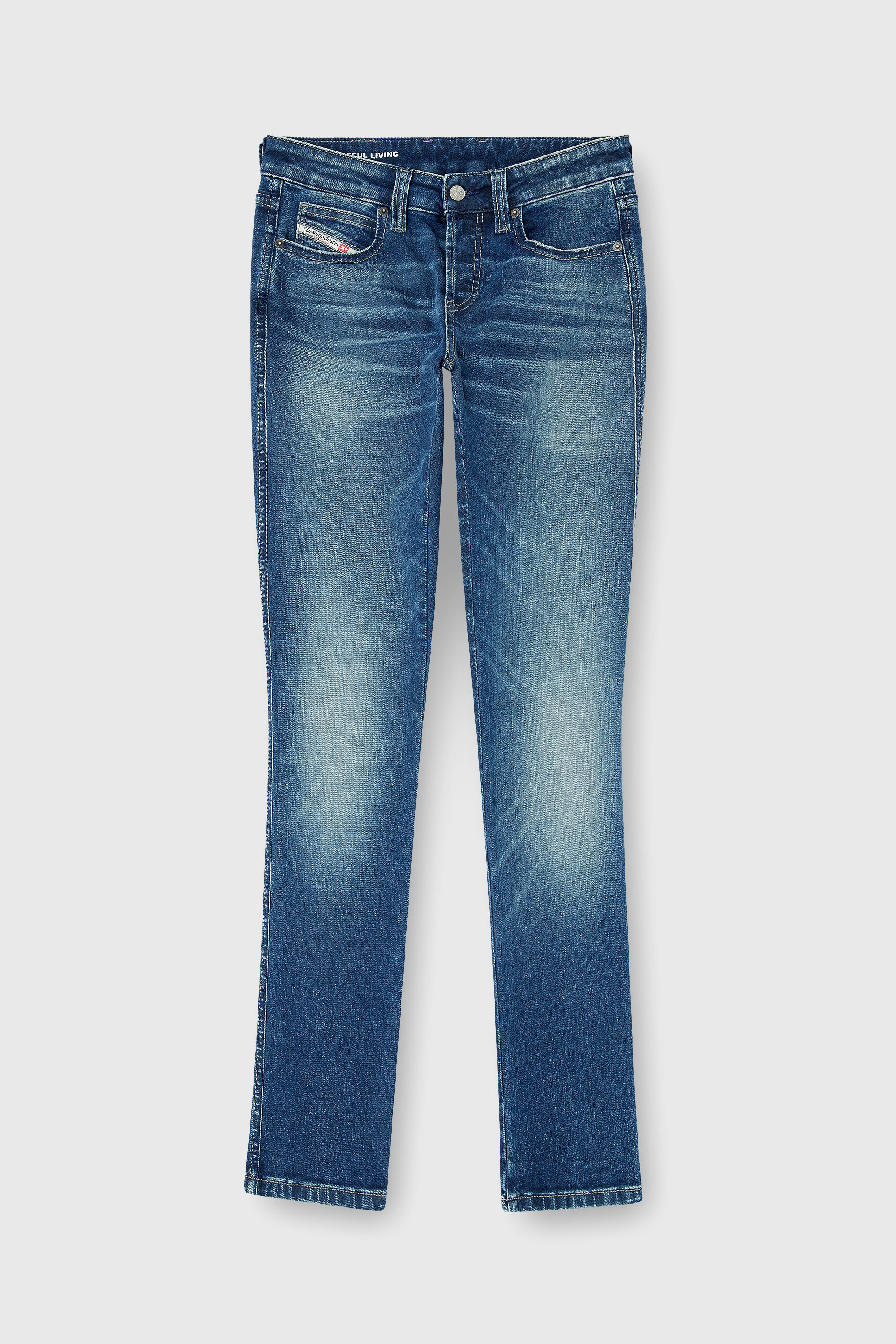 Diesel - Woman's Slim Jeans 1992 D-Jiann 0DBEE, Medium blue - 2