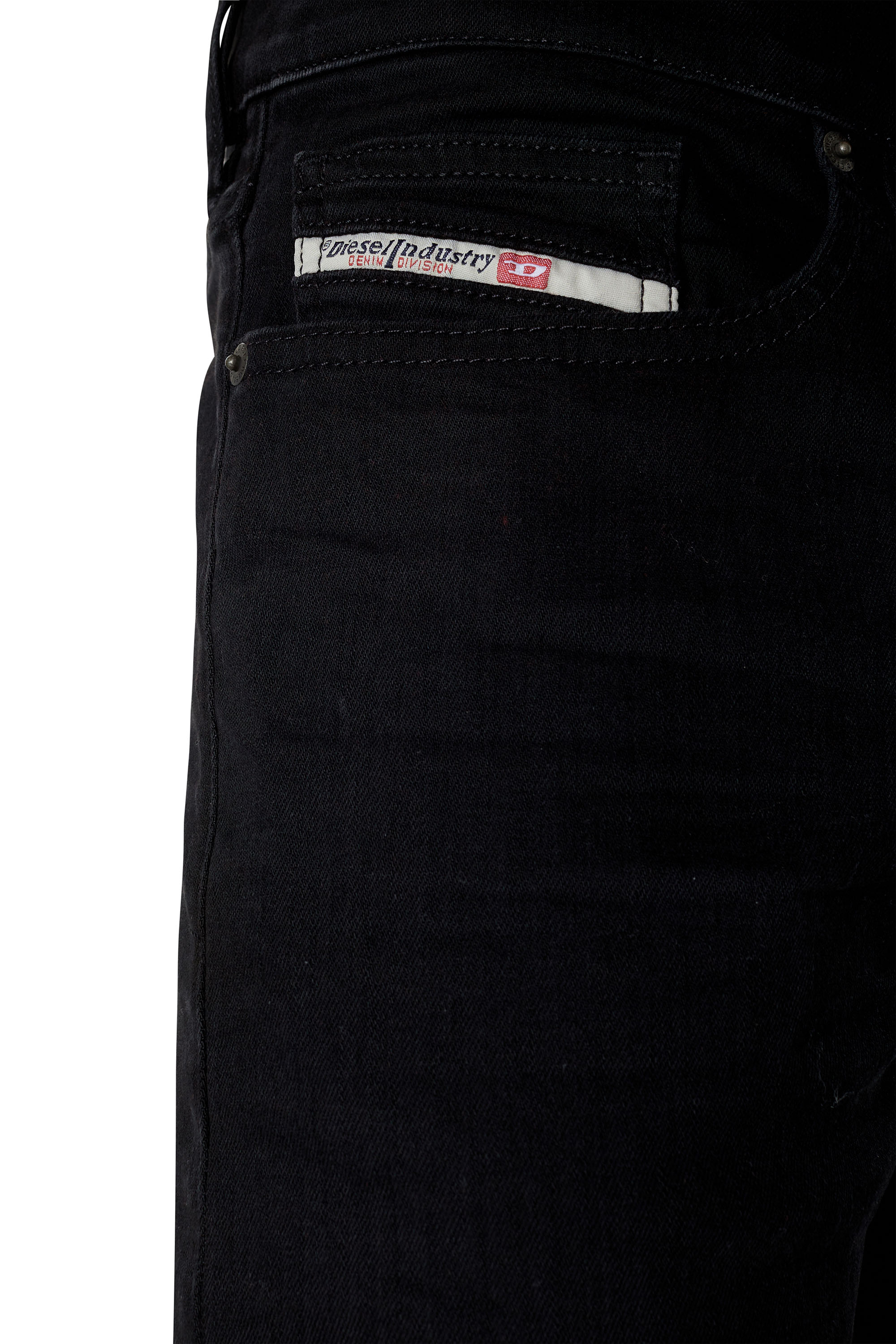 Diesel - D-Luster 0ELAY Slim Jeans, Nero/Grigio scuro - Image 3