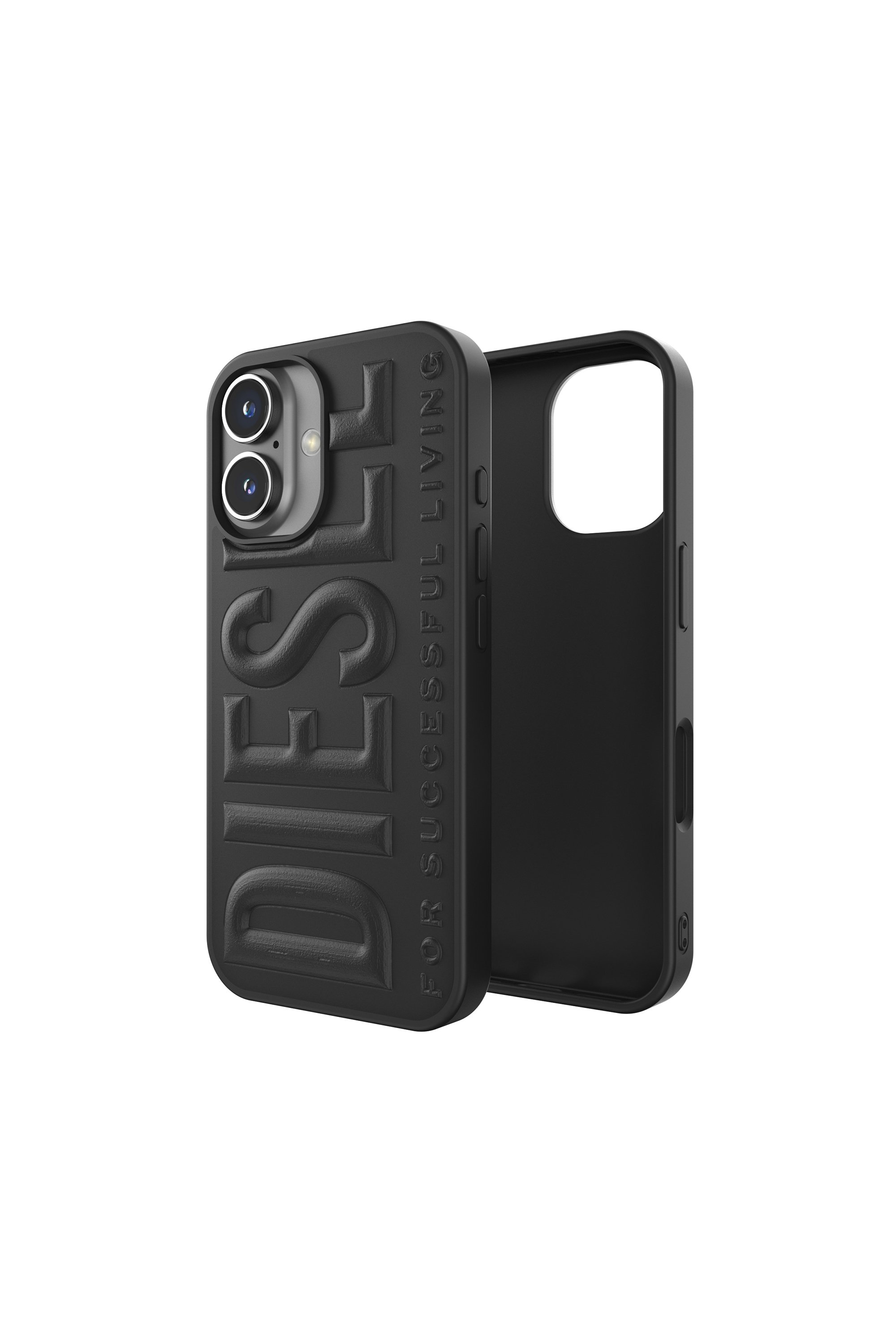 Diesel - 60209  MOULDED CASE, Unisex 3D Biscotto Case for iP 16 in Schwarz - 1