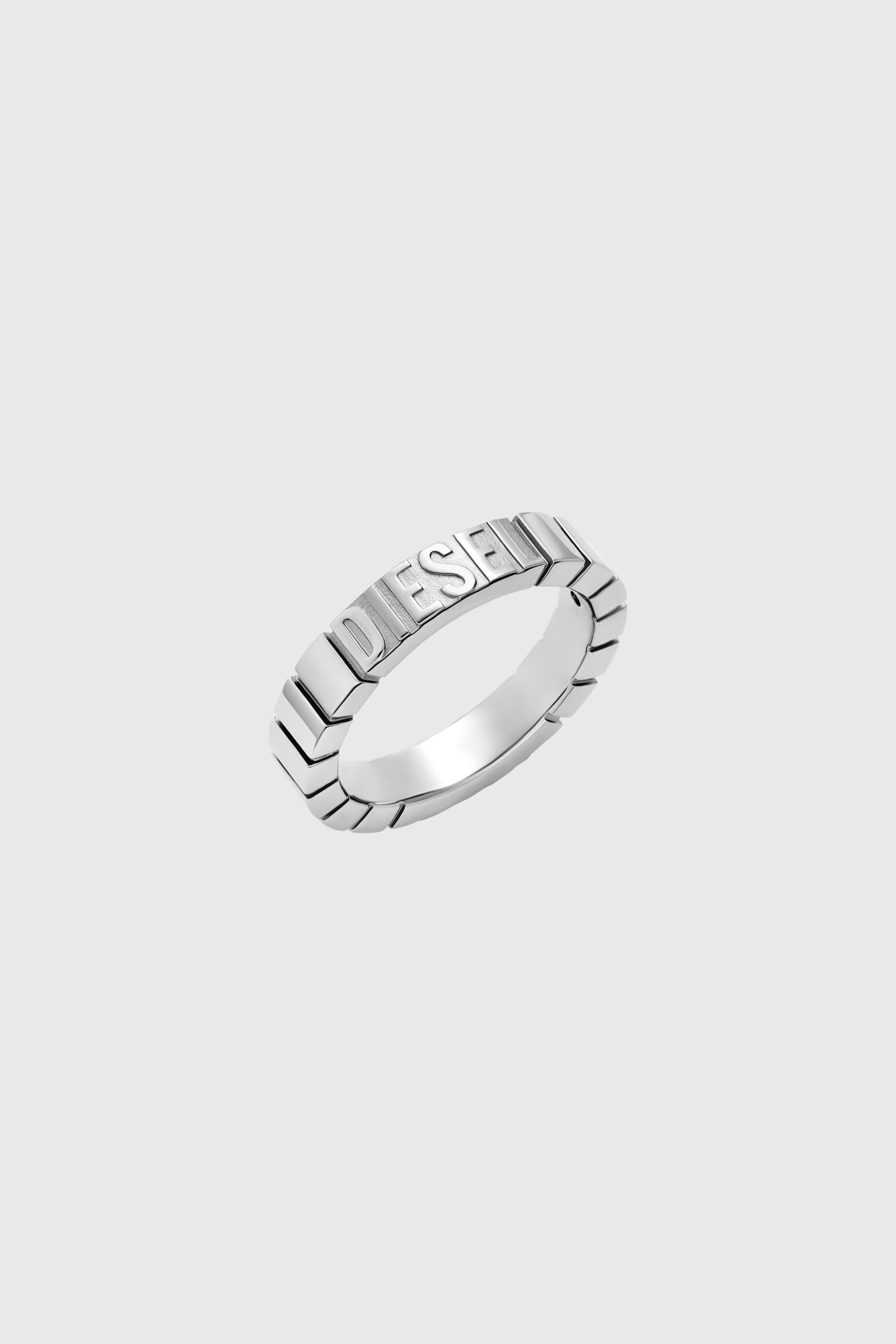 Diesel - DX1591040 JEWEL, Anello in acciaio inossidabile Unisex in Argento - 1