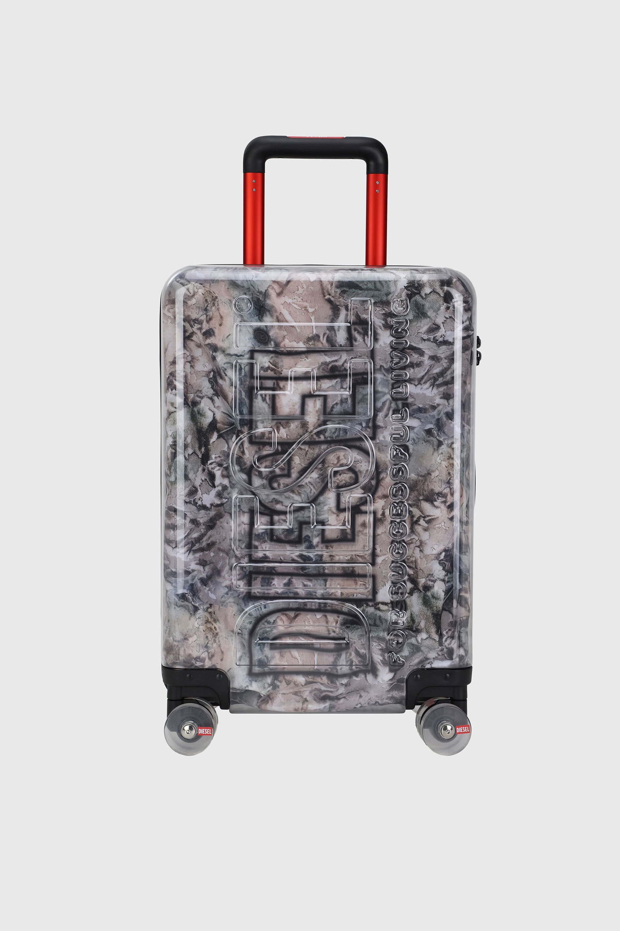 LU0036 HARD LUGGAGE - DSL009, Grey/Pink