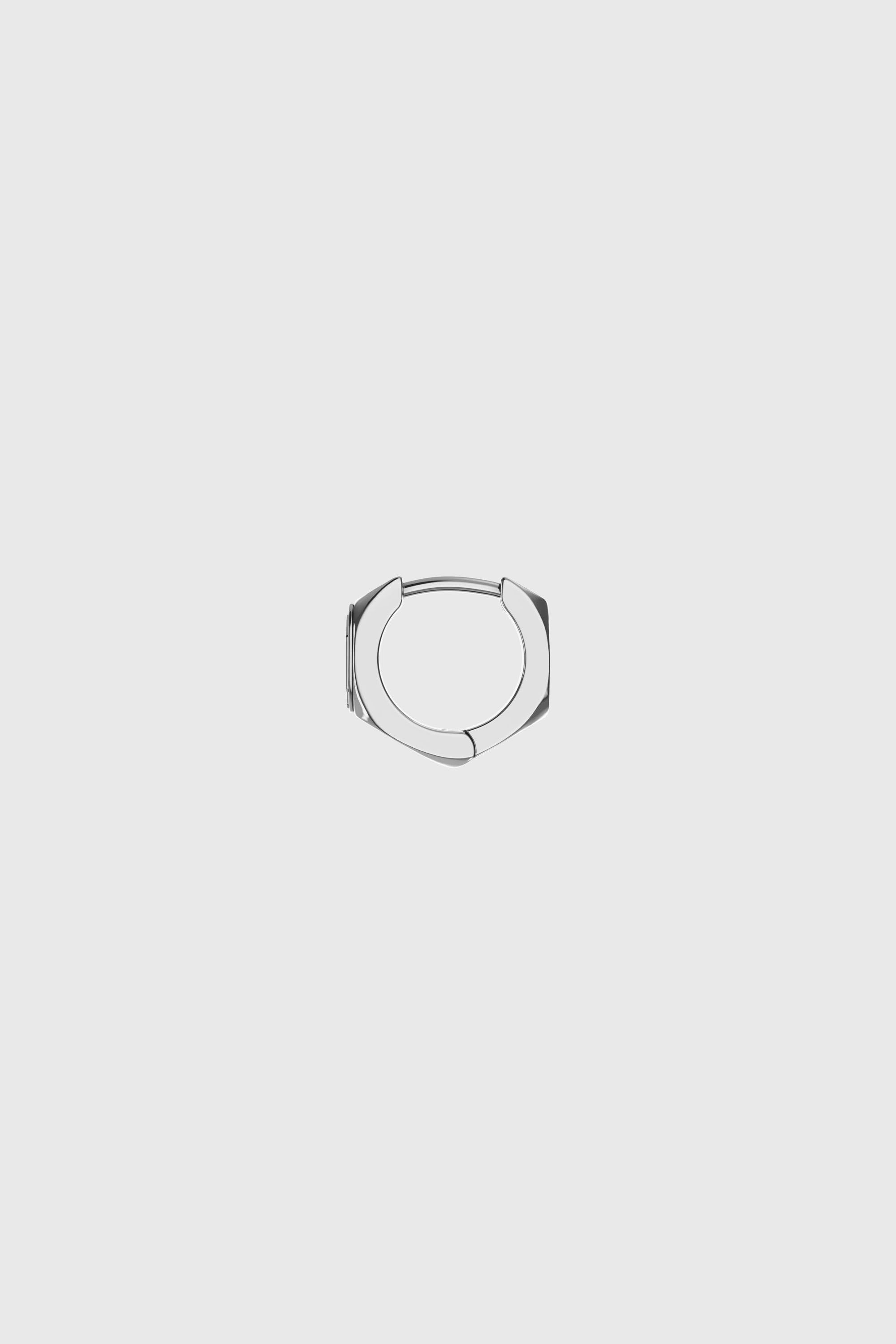 Diesel - DX1692040 JEWELLERY, Cr&eacute;ole en acier inoxydable &agrave; simple anneau Mixte in Gris argent&eacute; - 2