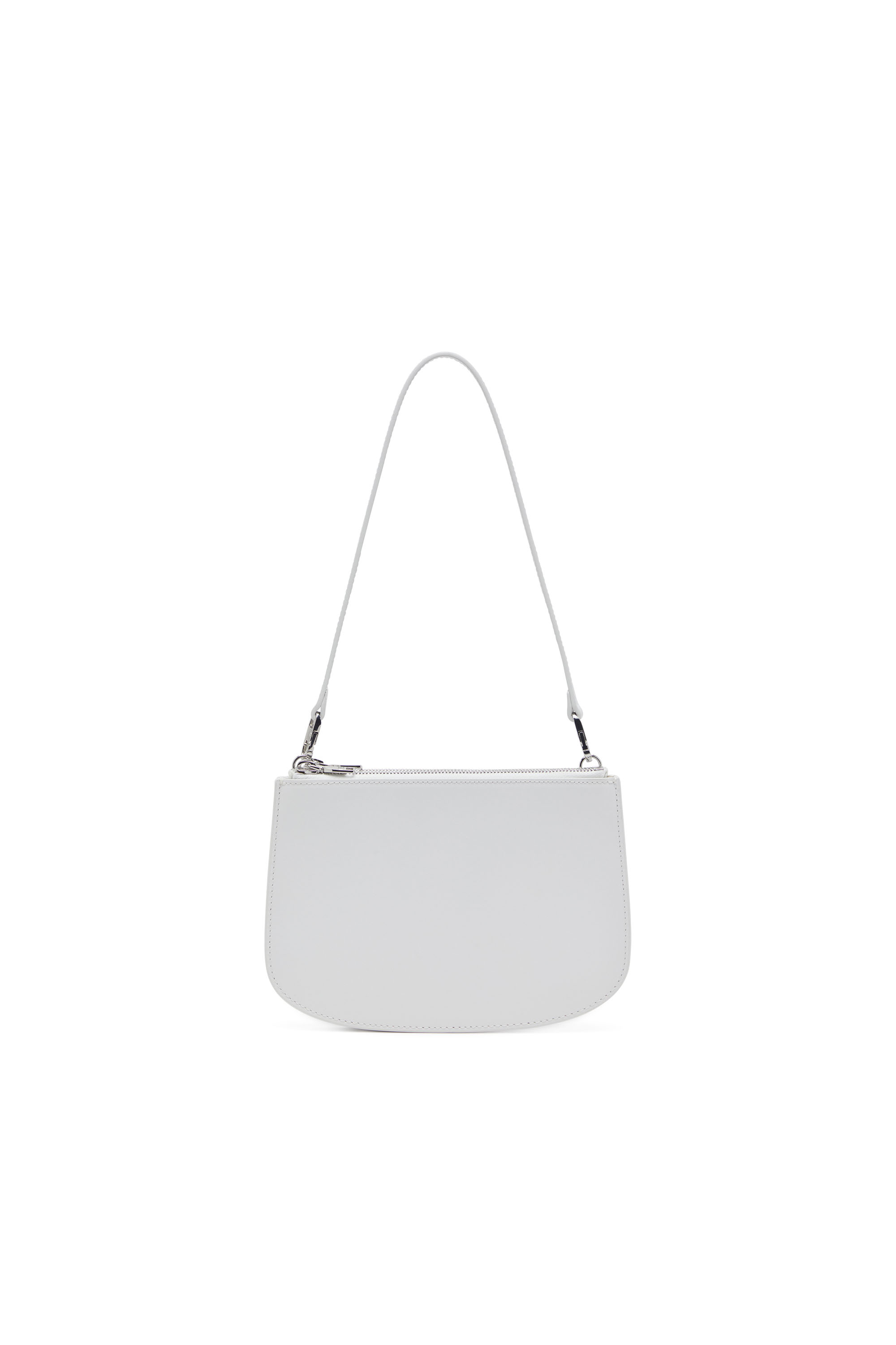 Diesel - 1DR TWIN, 1DR Twin-Sac épaule à deux pochettes en cuir imprimé Femme in Blanc - 2