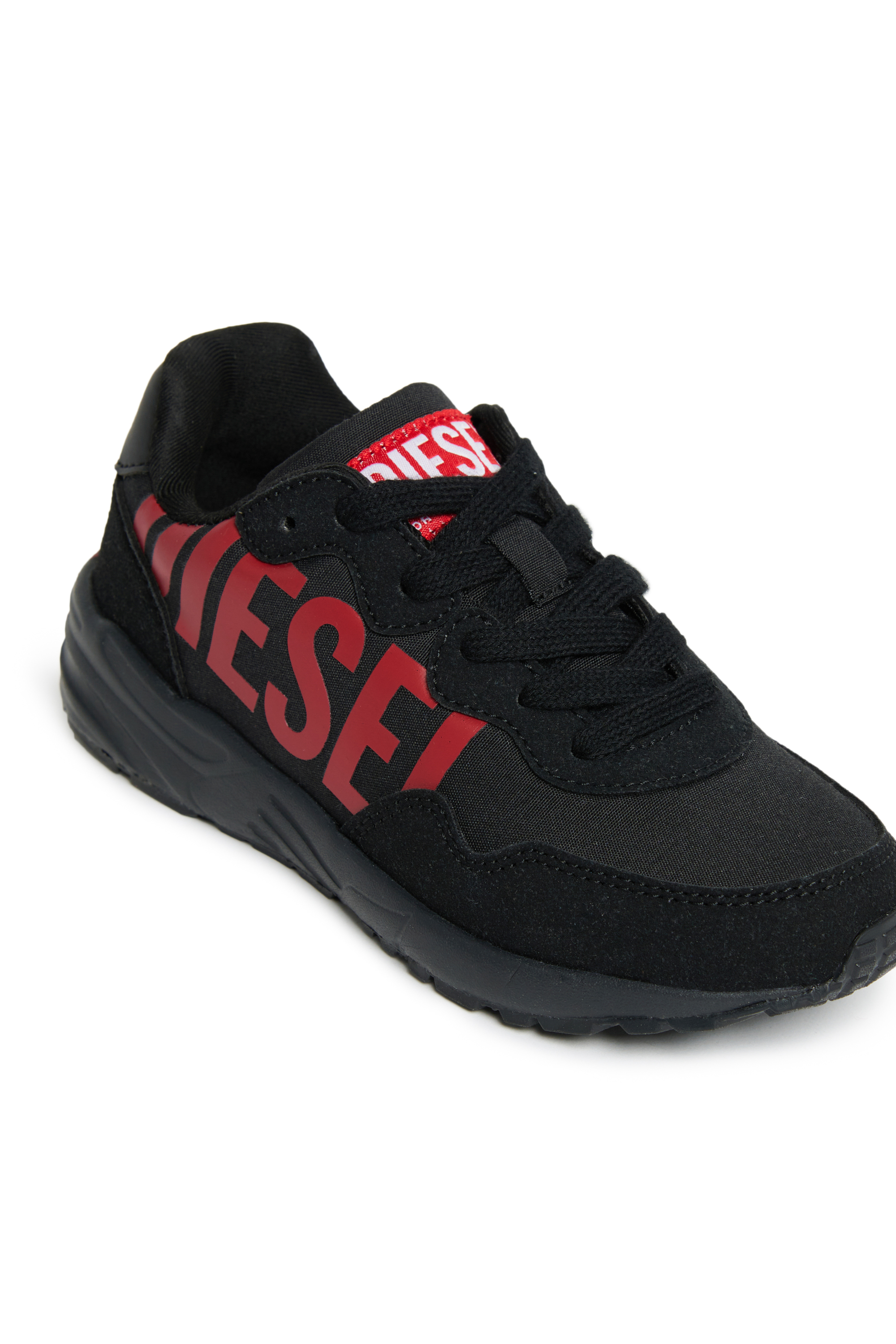 Diesel - S-STAR LIGHT LC, Unisex Nylon sneakers with shiny Diesel print in Multicolor - Image 4