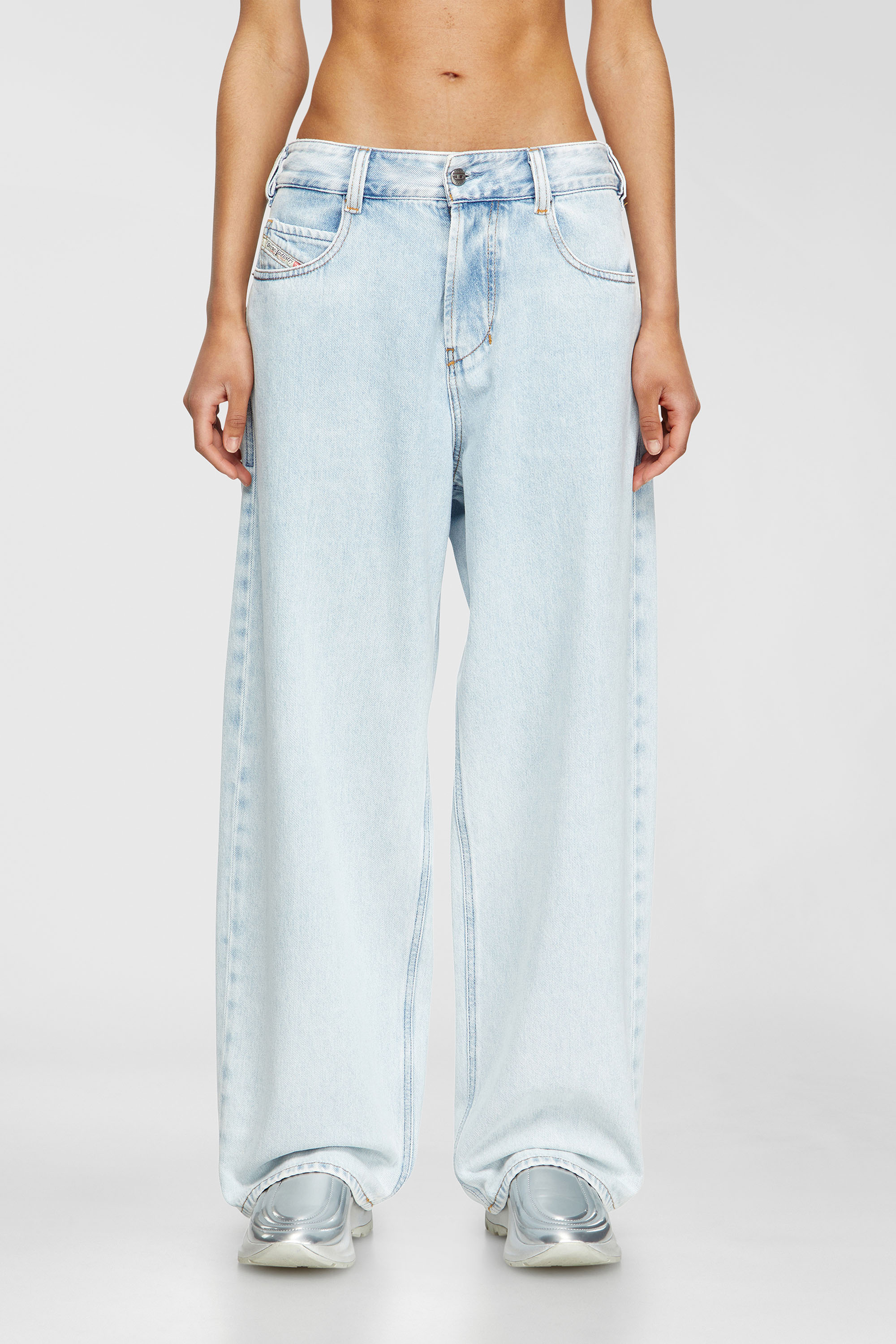 Diesel - Unisex's Relaxed Jeans 1997 D-Enim-M 09M74, Light Blue - 2