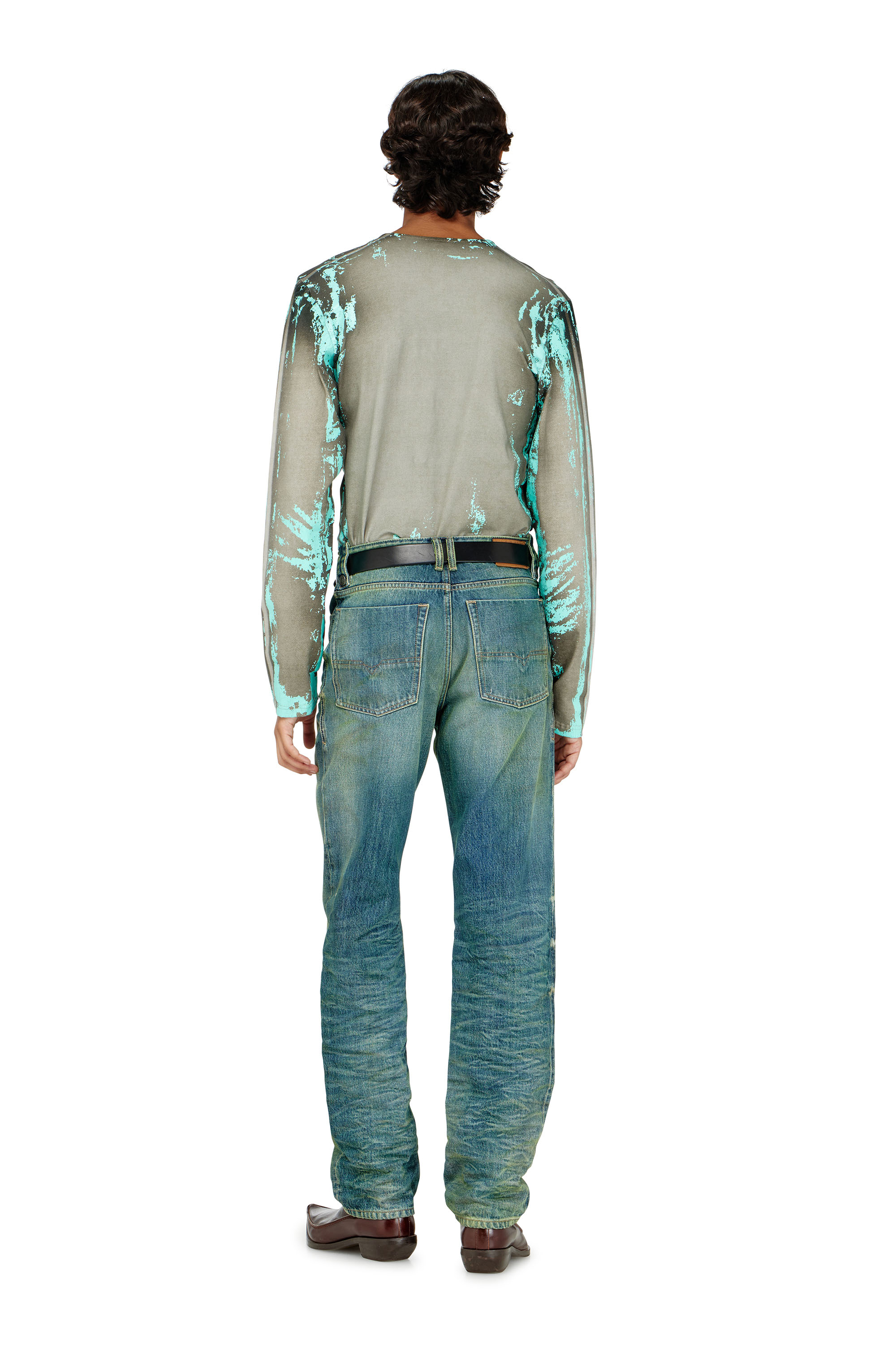 Diesel - Herren Regular Jeans 1991 D-Voeed 007FV, Mittelblau - 3