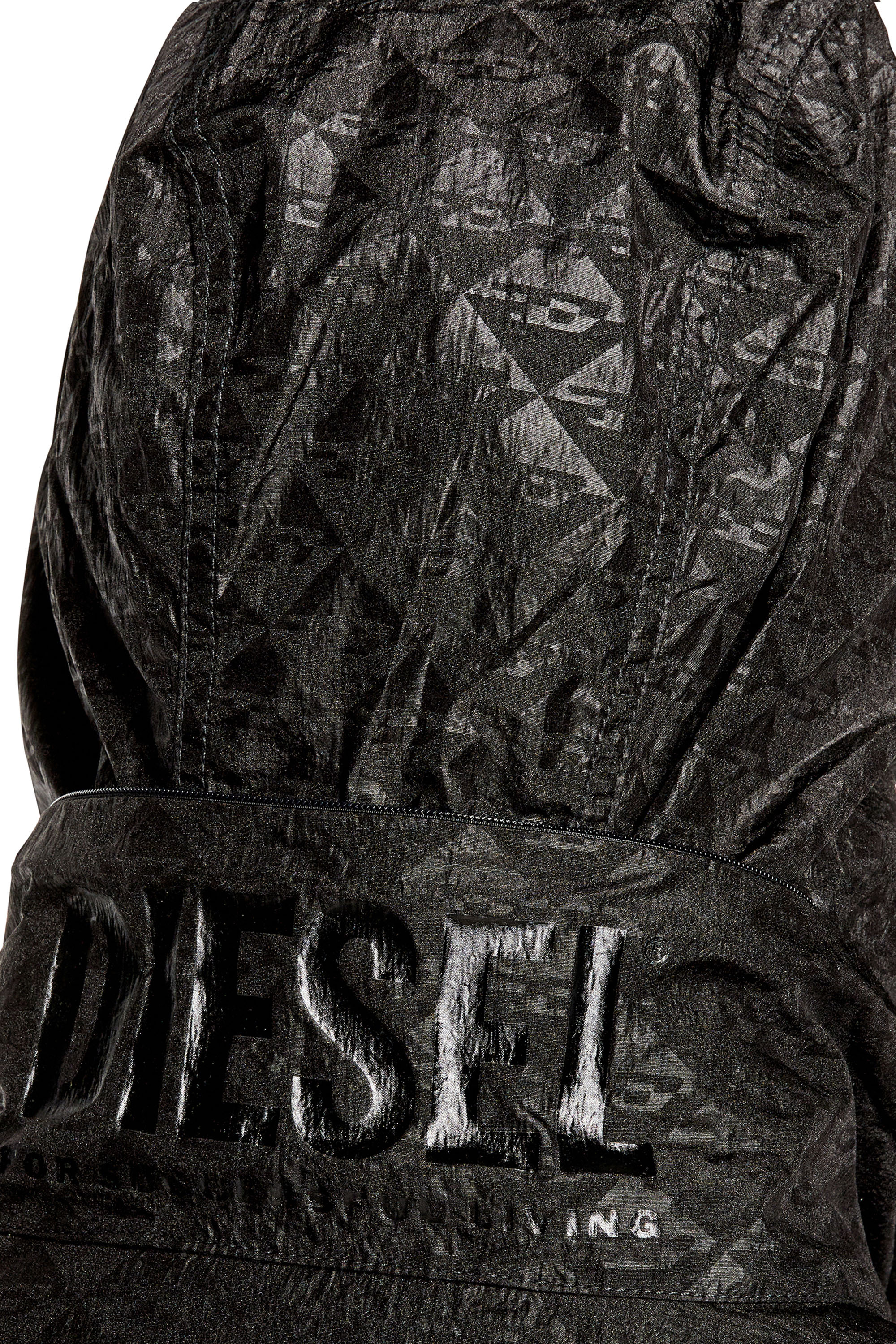 Diesel - AMWT-BRANTON-HT11, Homme Veste anorak à imprimé monogram in Polychrome - Image 5