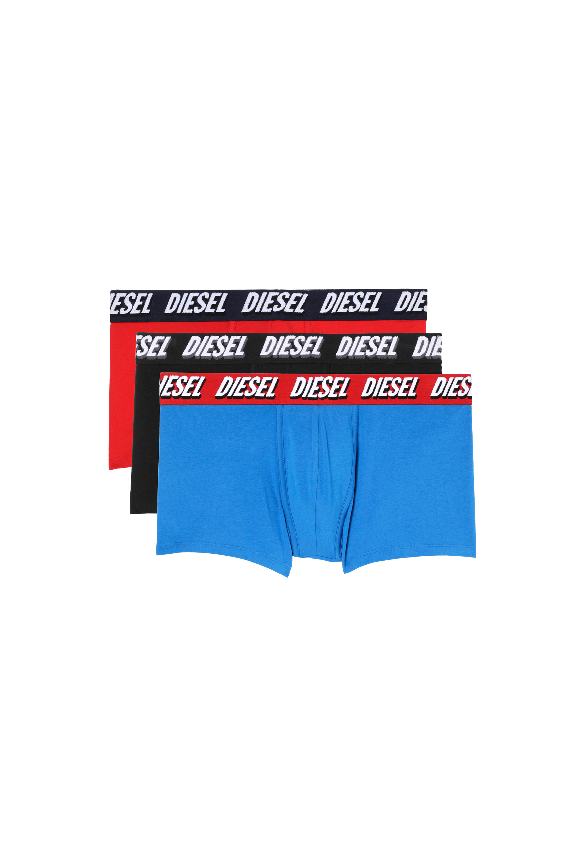 UMBX-DAMIENTHREEPACK, Bleu/Rouge - Boxeurs courts