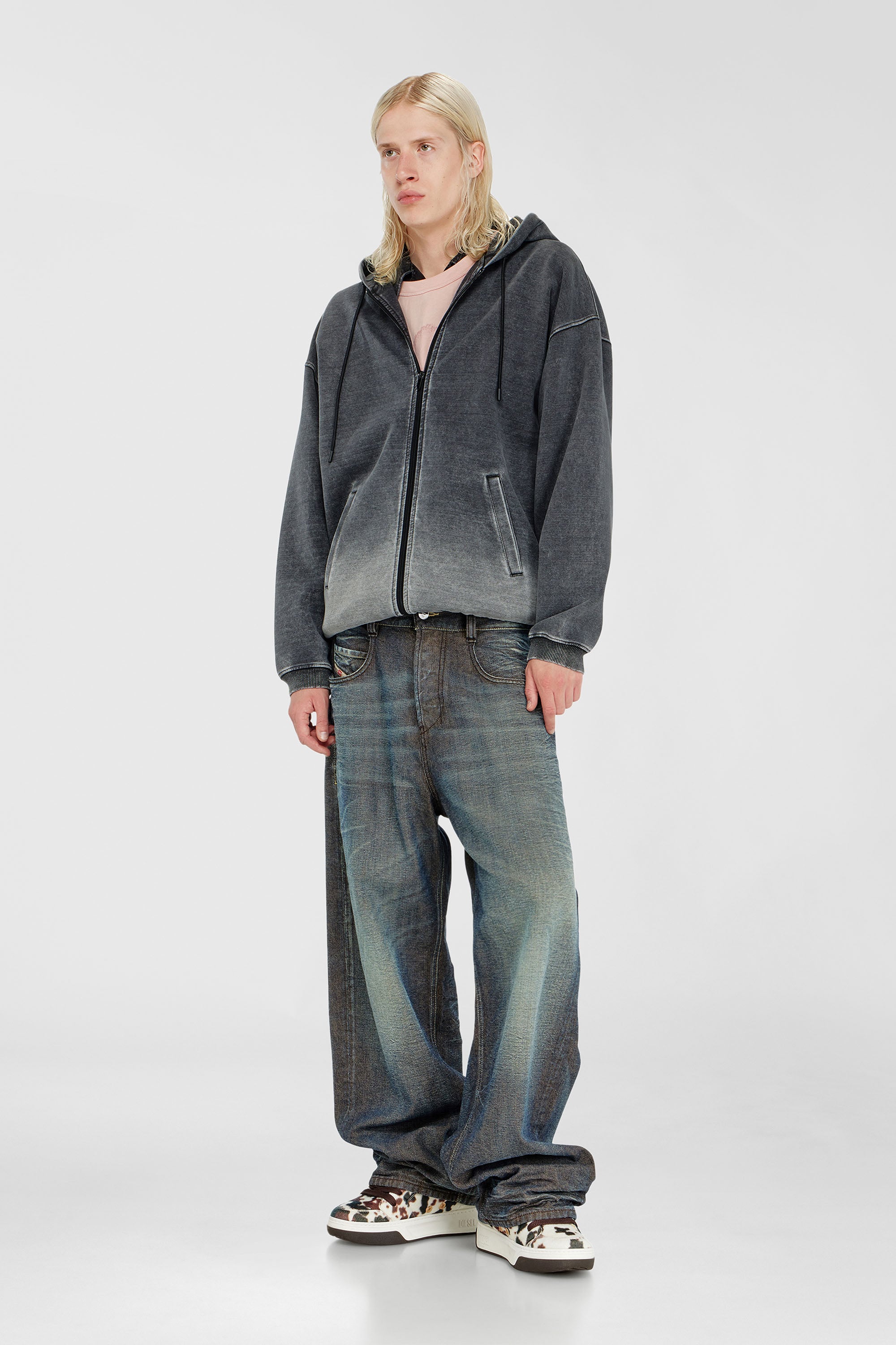 Diesel - Unisex Relaxed Jeans 1997 D-Enim-M 007EM, Dunkelblau - 2