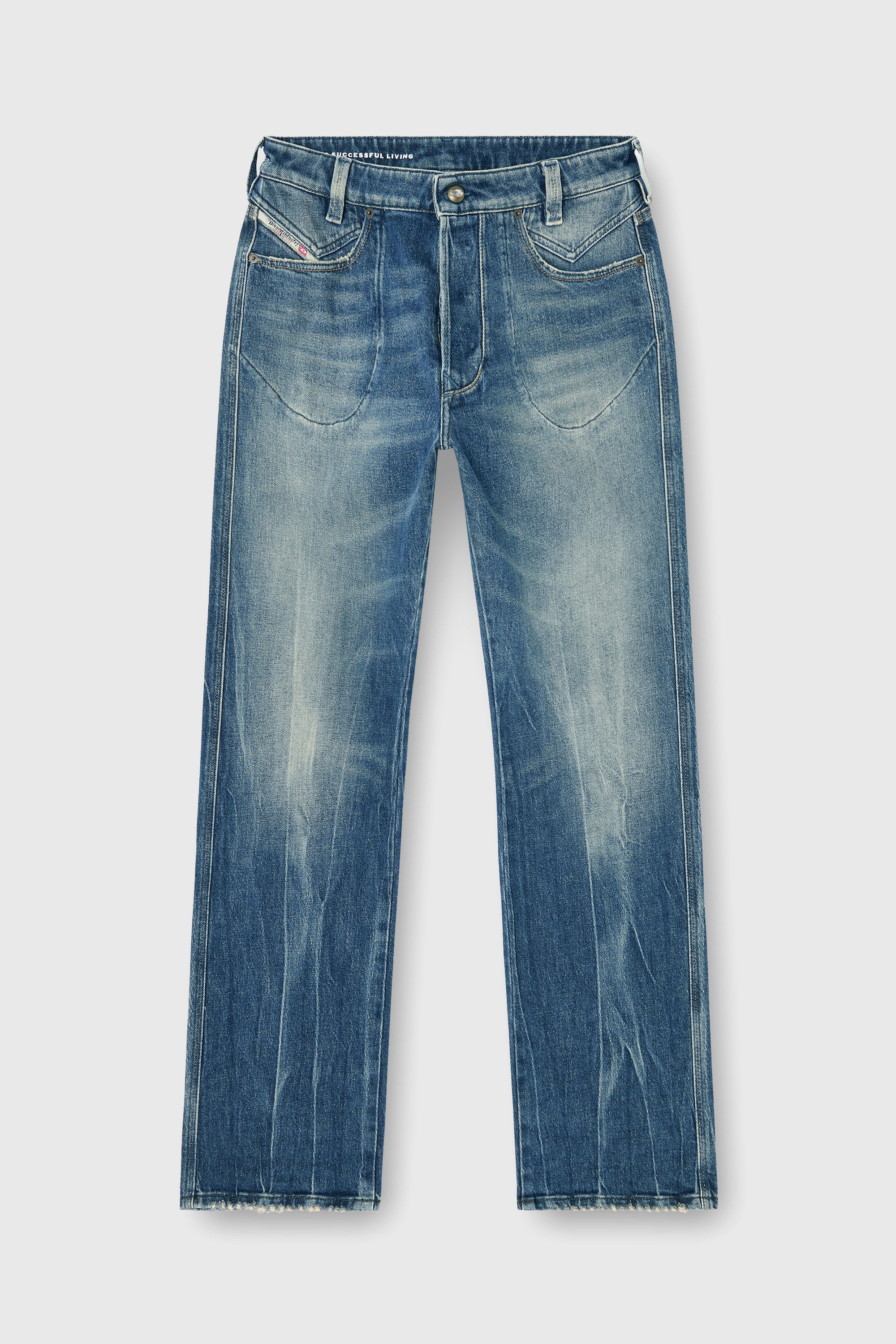 Diesel - Regular Jeans 1985 Larkee 09Q27 Homme, Bleu moyen - Image 2