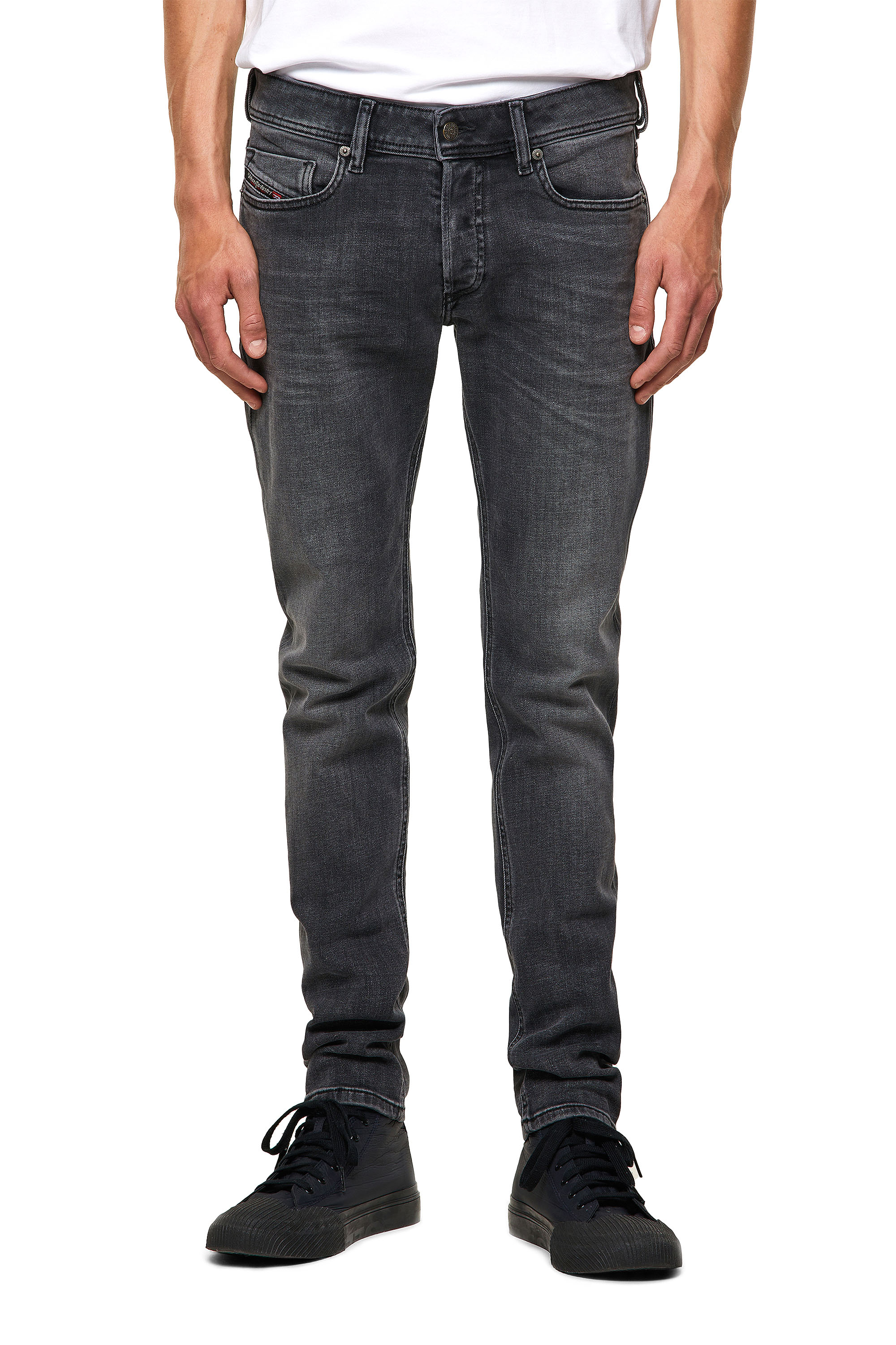Sleenker 09A18, Schwarz/Dunkelgrau - Jeans