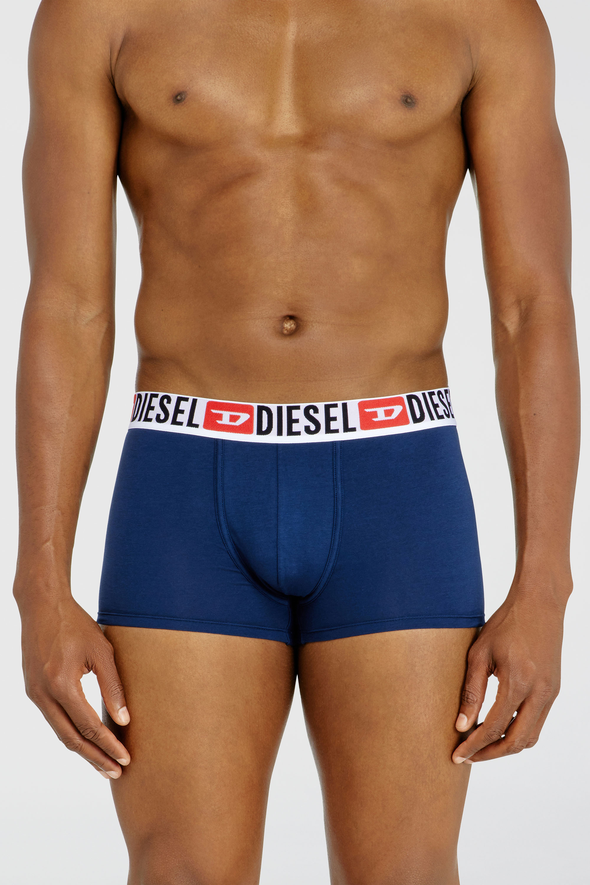Diesel - UMBX-DAMIENTHREEPACK, Set da tre boxer con elastico in vita con logo all-over Uomo in Multicolor - 2