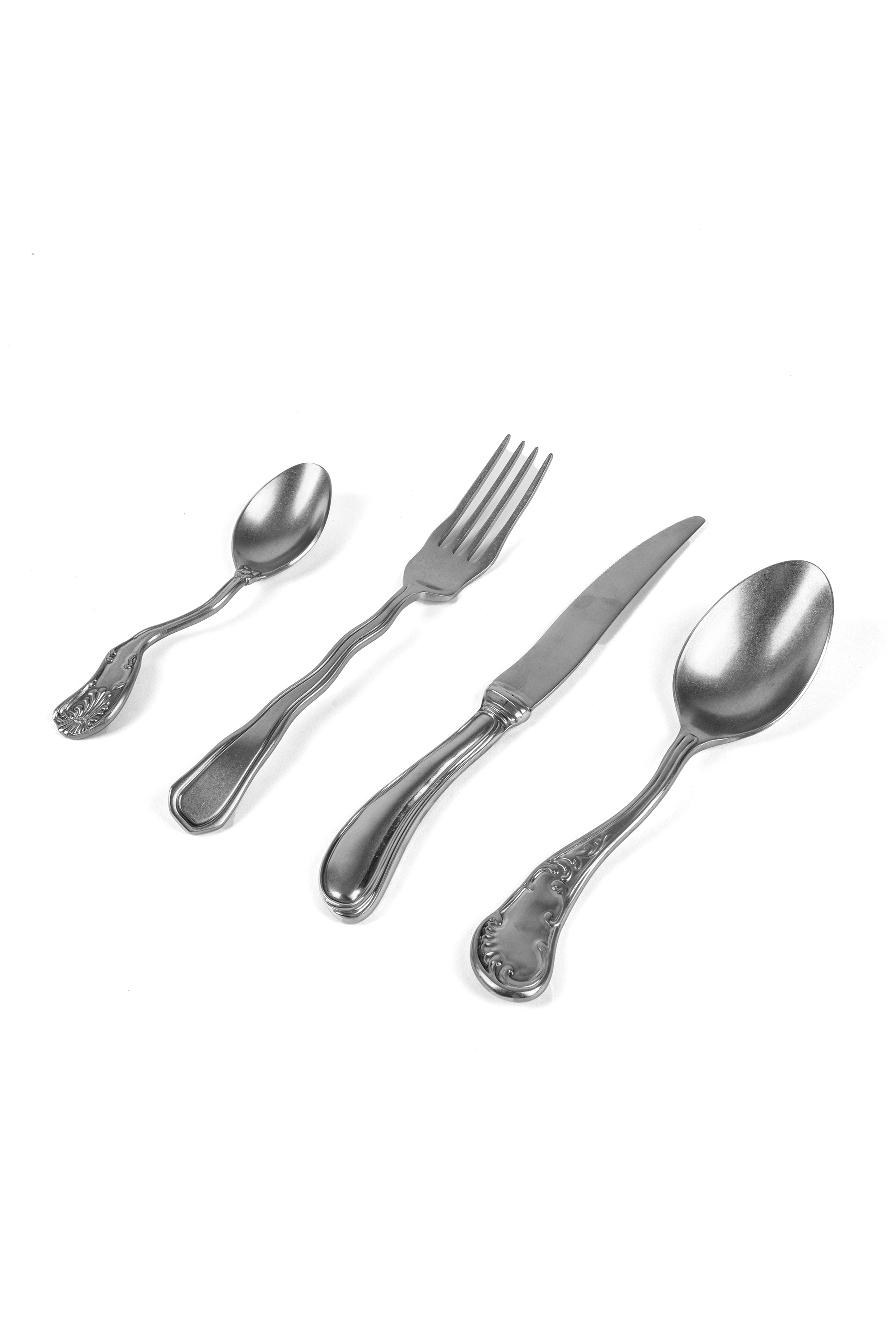 Diesel - 10967 "CLASSICS ON ACID CUTLERY" STAINLE, Set di 4 posate in acciaio Unisex in Argento - 1