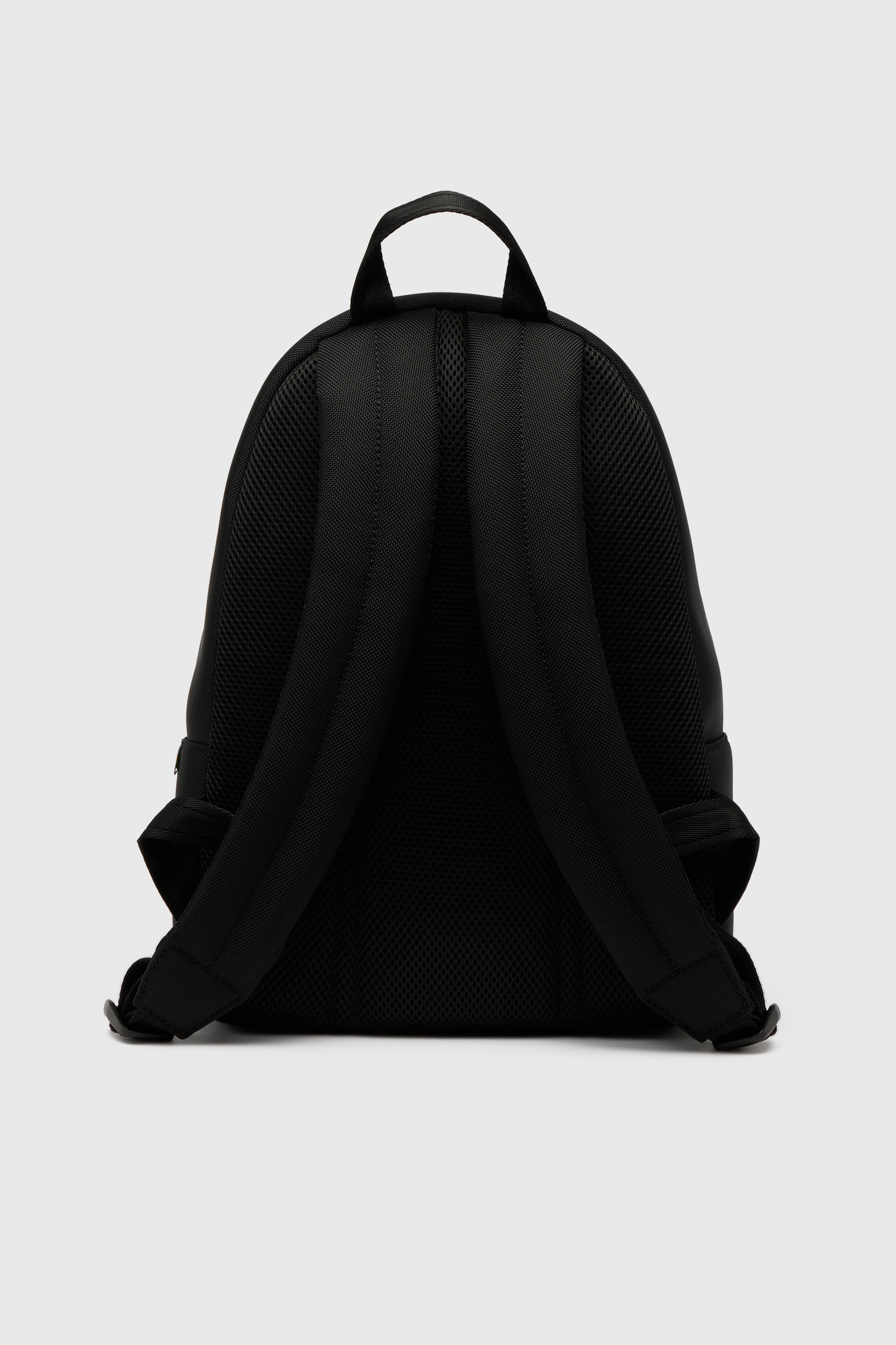 Diesel - HOLI-D BACKPACK M, Holi-D - Sac &agrave; dos en nylon avec logo Oval D Mixte in Noir - 2