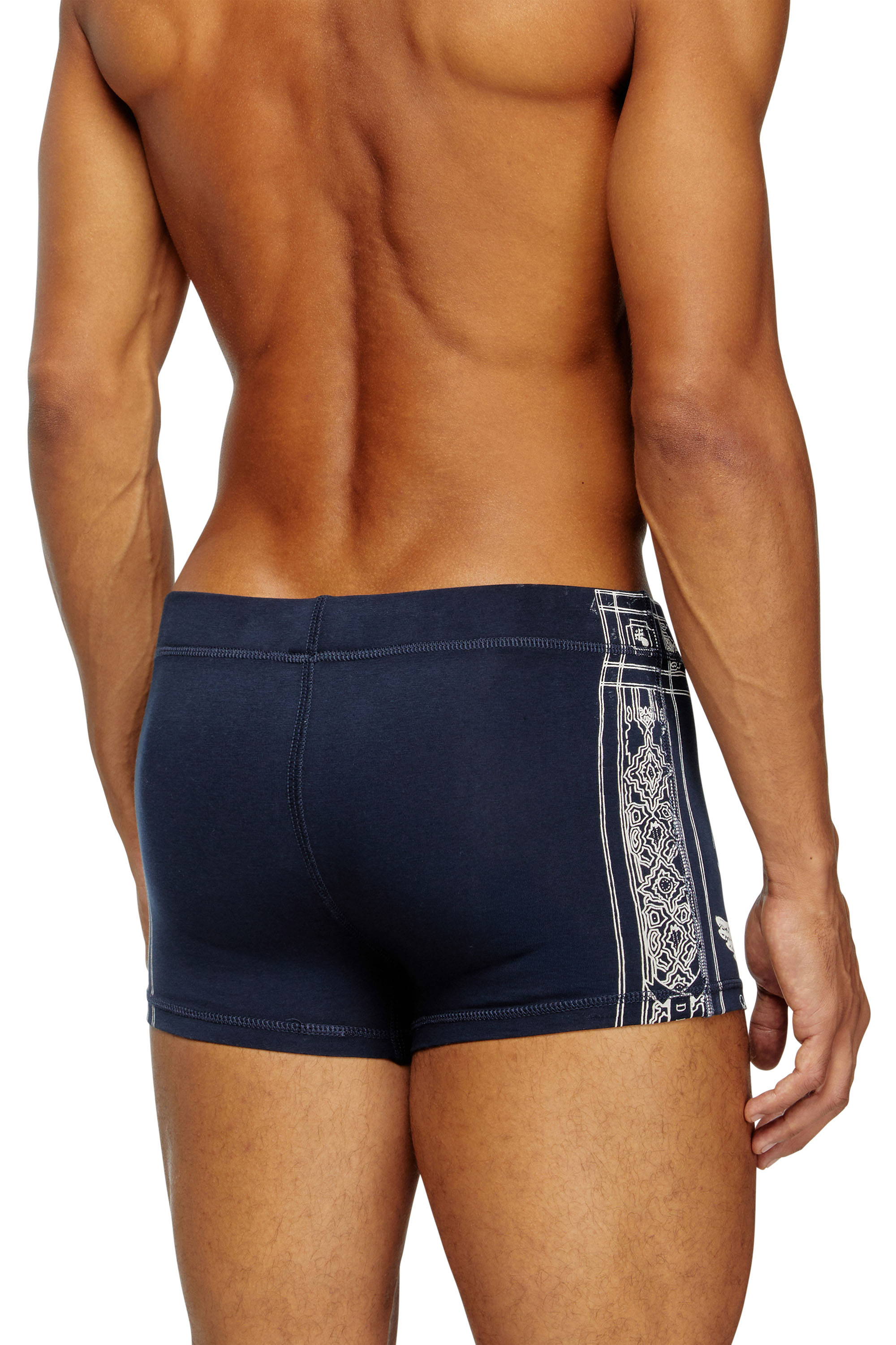 Diesel - DAMIEN-UTLT, Boxer avec imprimé phénix Homme in Bleu - 3