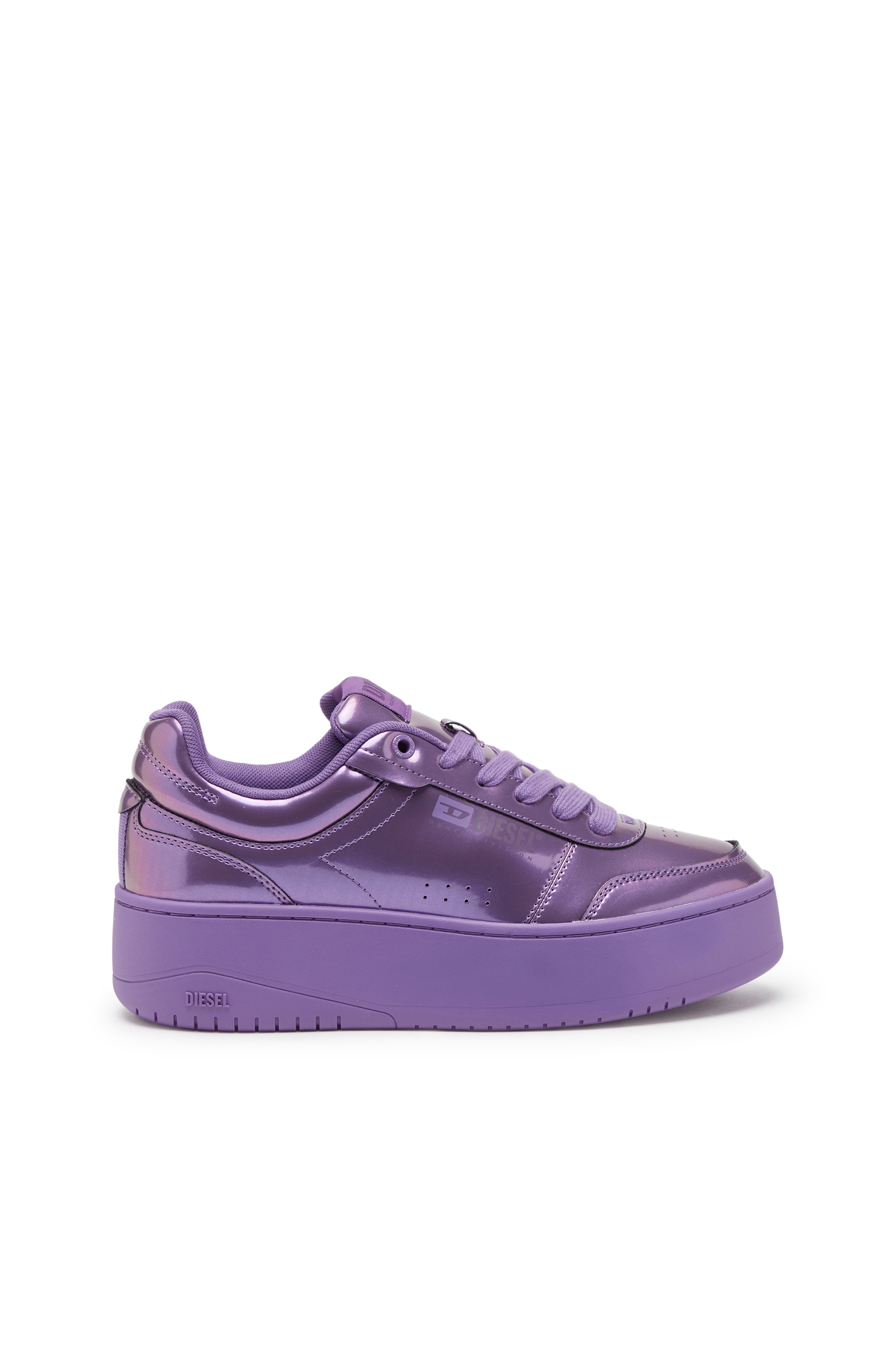 Diesel - S-ATHENE BOLD VTG W, S-Athene-Sneakers compensées effet irisé Femme in Violet - 1