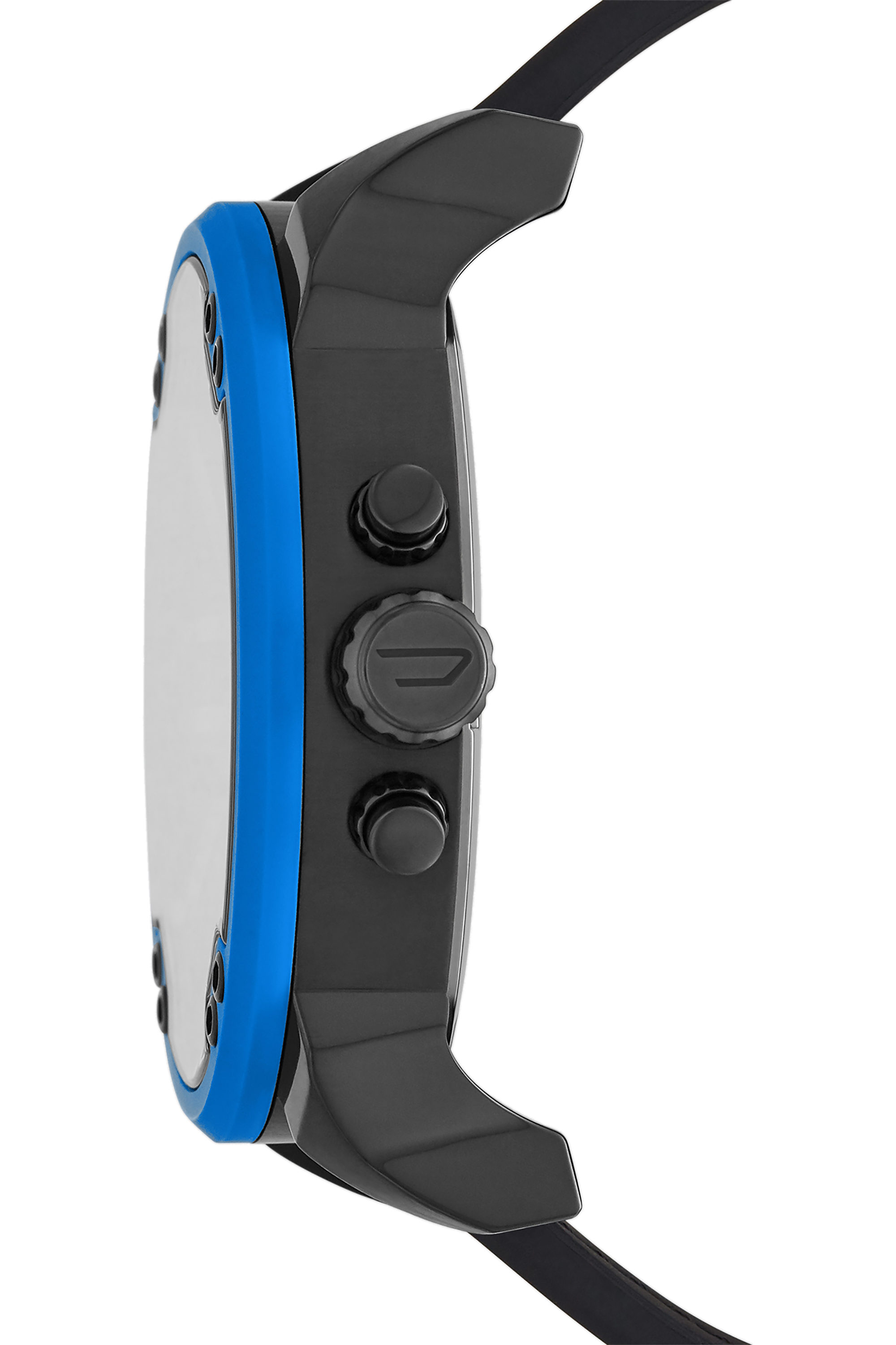 Diesel - DZ7434, Montre Mr. Daddy 2.0 chronographe en nylon et silicone bleu Homme in Polychrome - 3