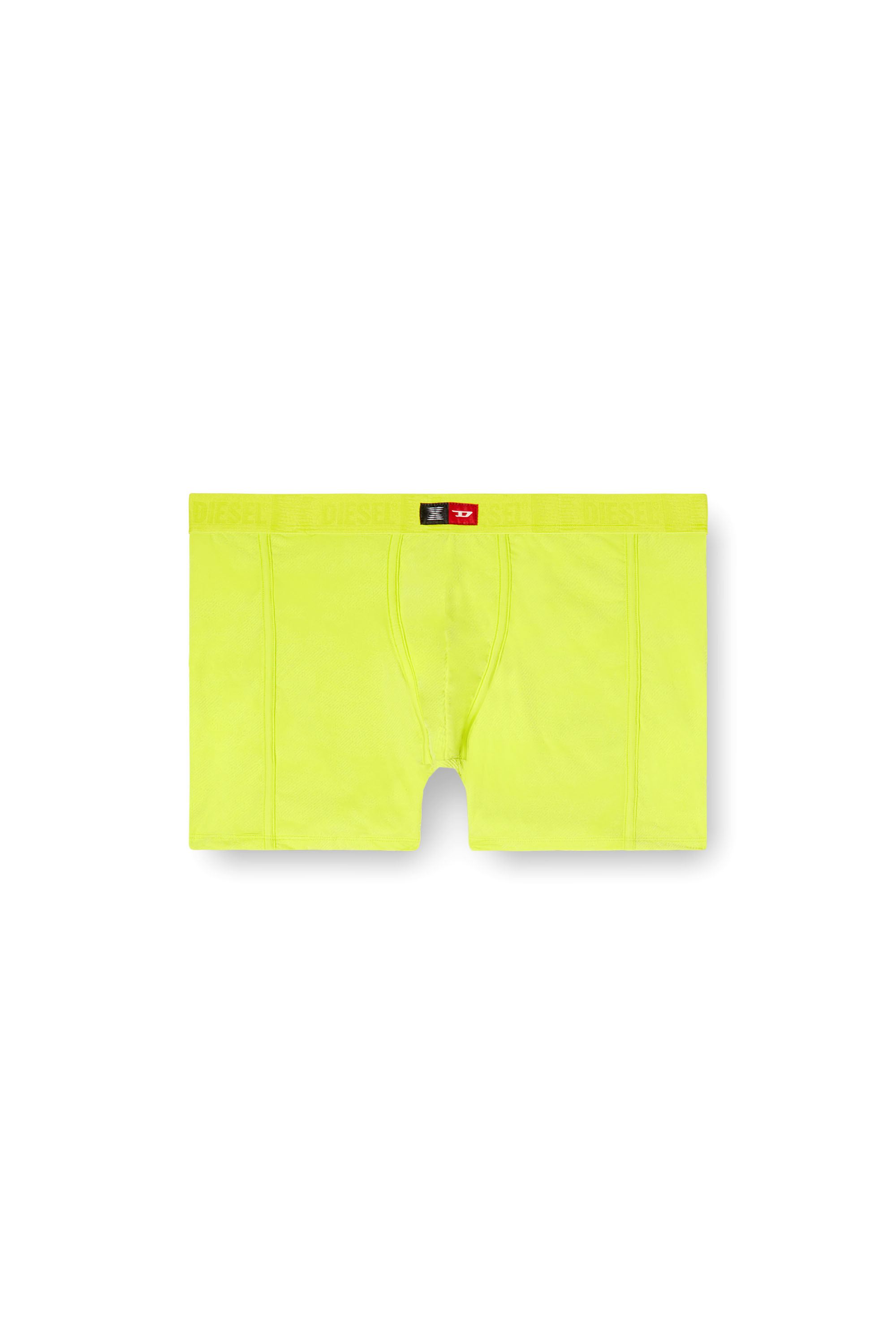 Diesel - FLOCKED-BOXER-BRIEFS, Herren Retropants aus beflockter Mikrofaser in Neongrün - 4