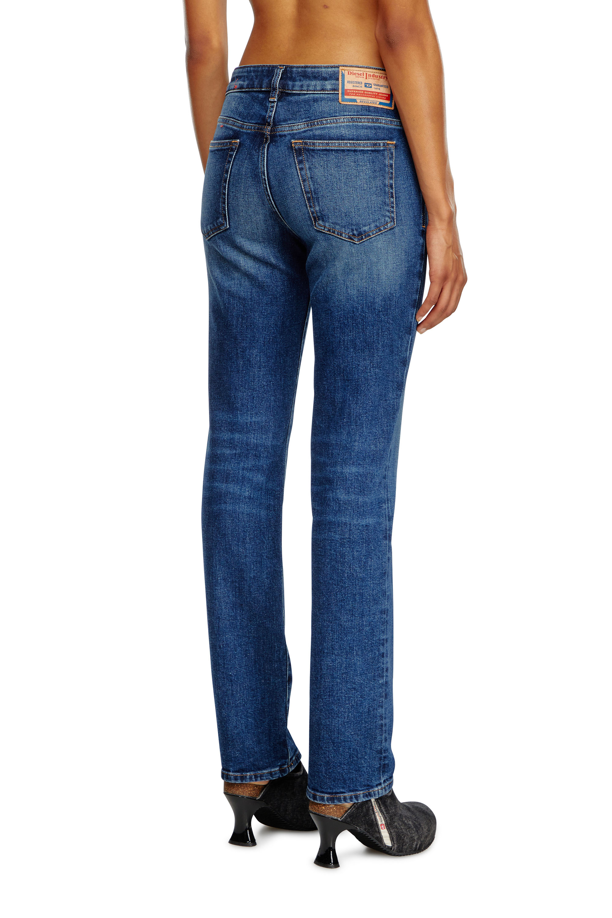 Diesel - Regular Jeans 1989 D-Mine 09I28 Femme, Bleu Fonc&eacute; - Image 4