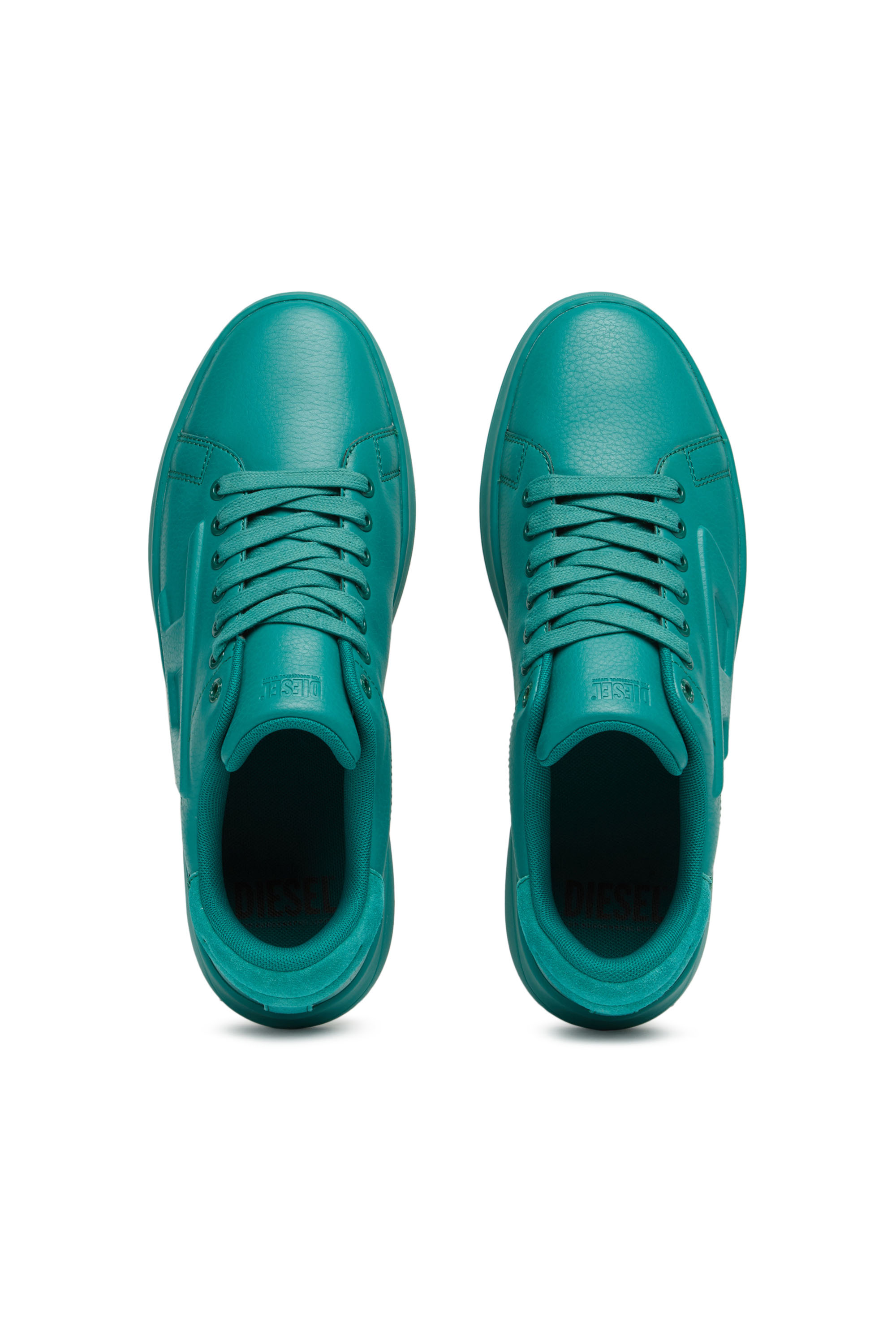 Diesel - S-ATHENE LOW, S-Athene Low-Sneakers avec logo D embossé Homme in Vert - 5