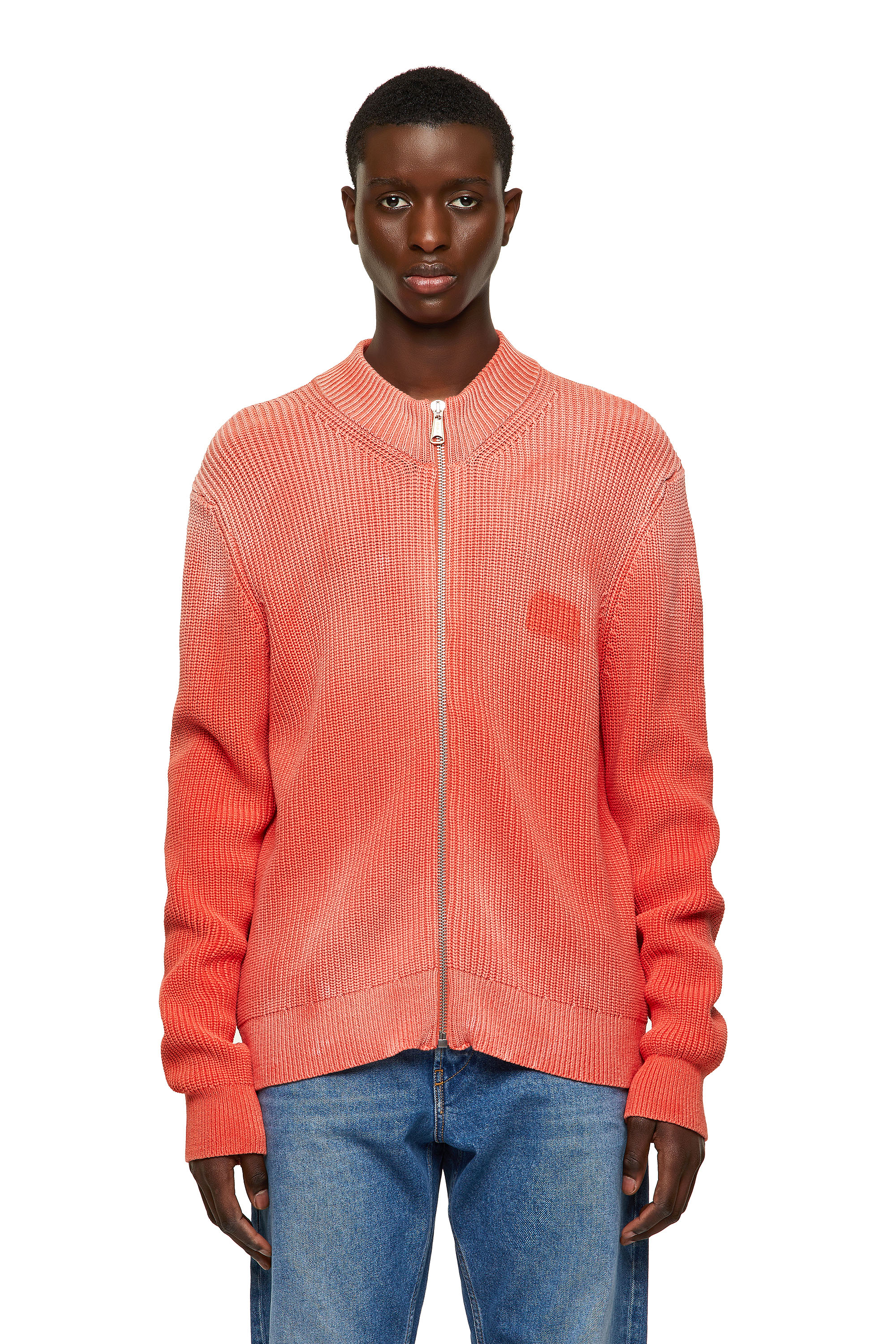 K-KENTUCKY ZIP, Rose - Pull Maille