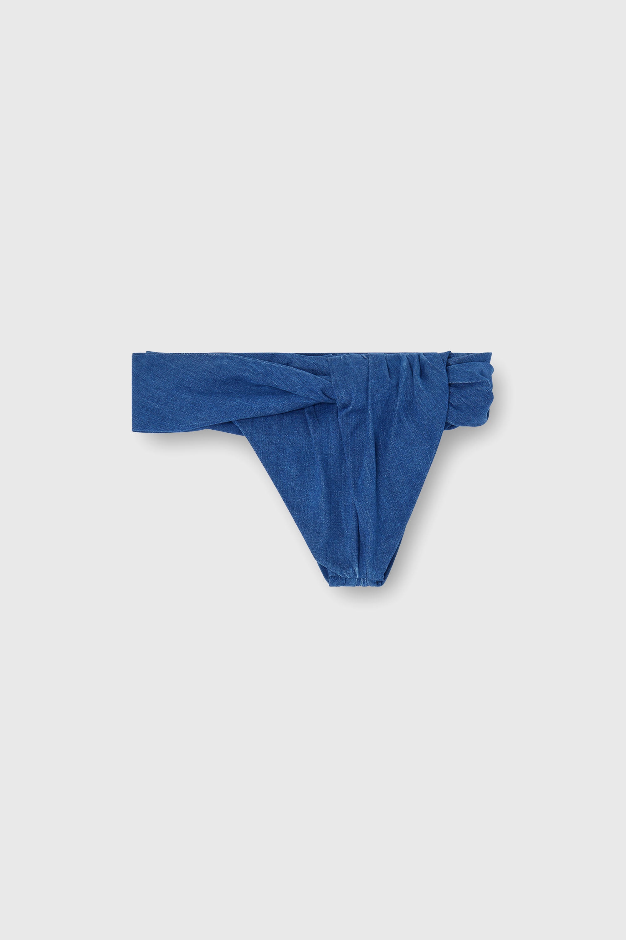 Diesel - DE-ILVY-FSJ, Damen Twisted Hotpants aus Denim in Mittelblau - 2