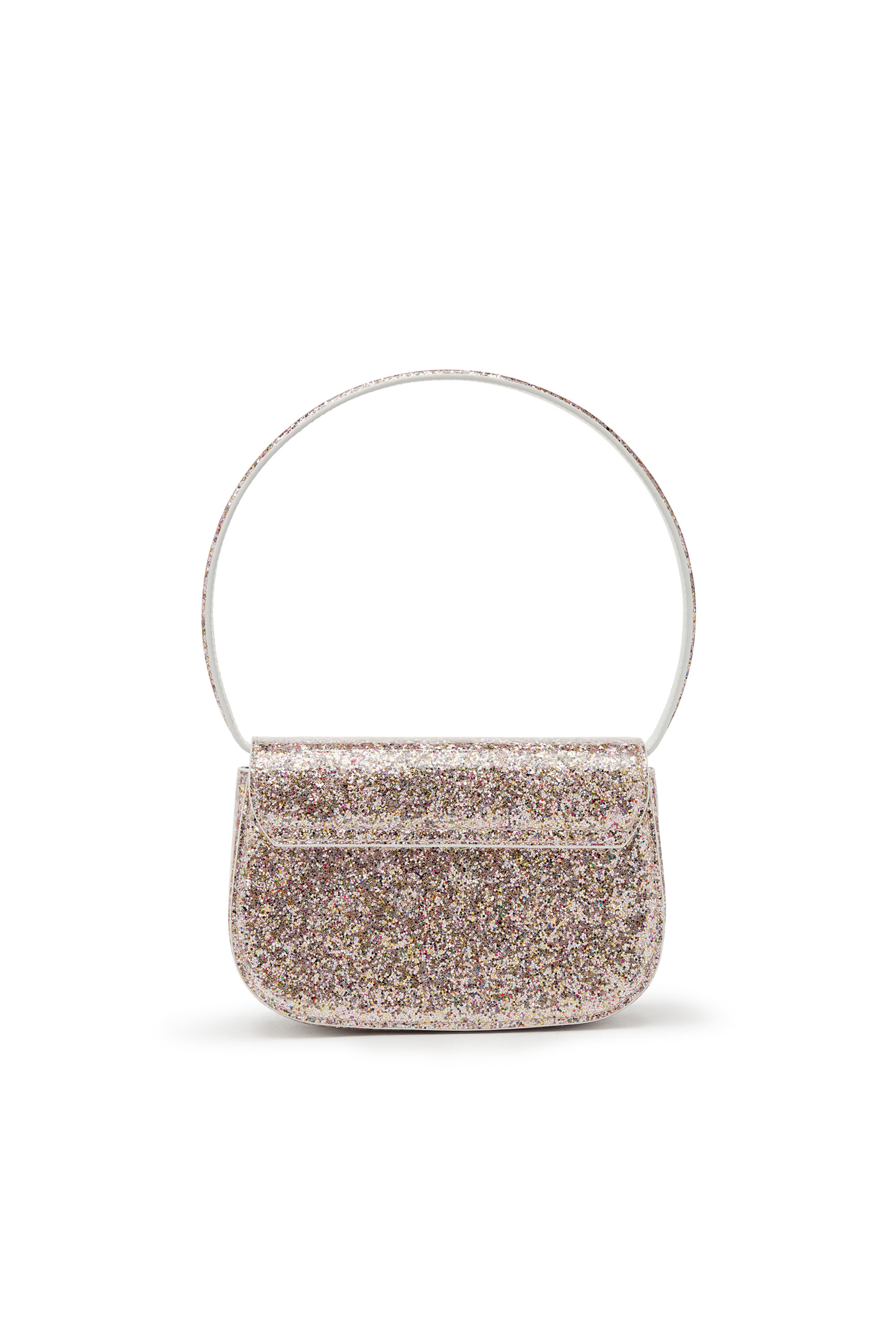 Diesel - 1DR, Damen 1DR-Kultige Schultertasche mit Macro-Glitter in Rosa - 2