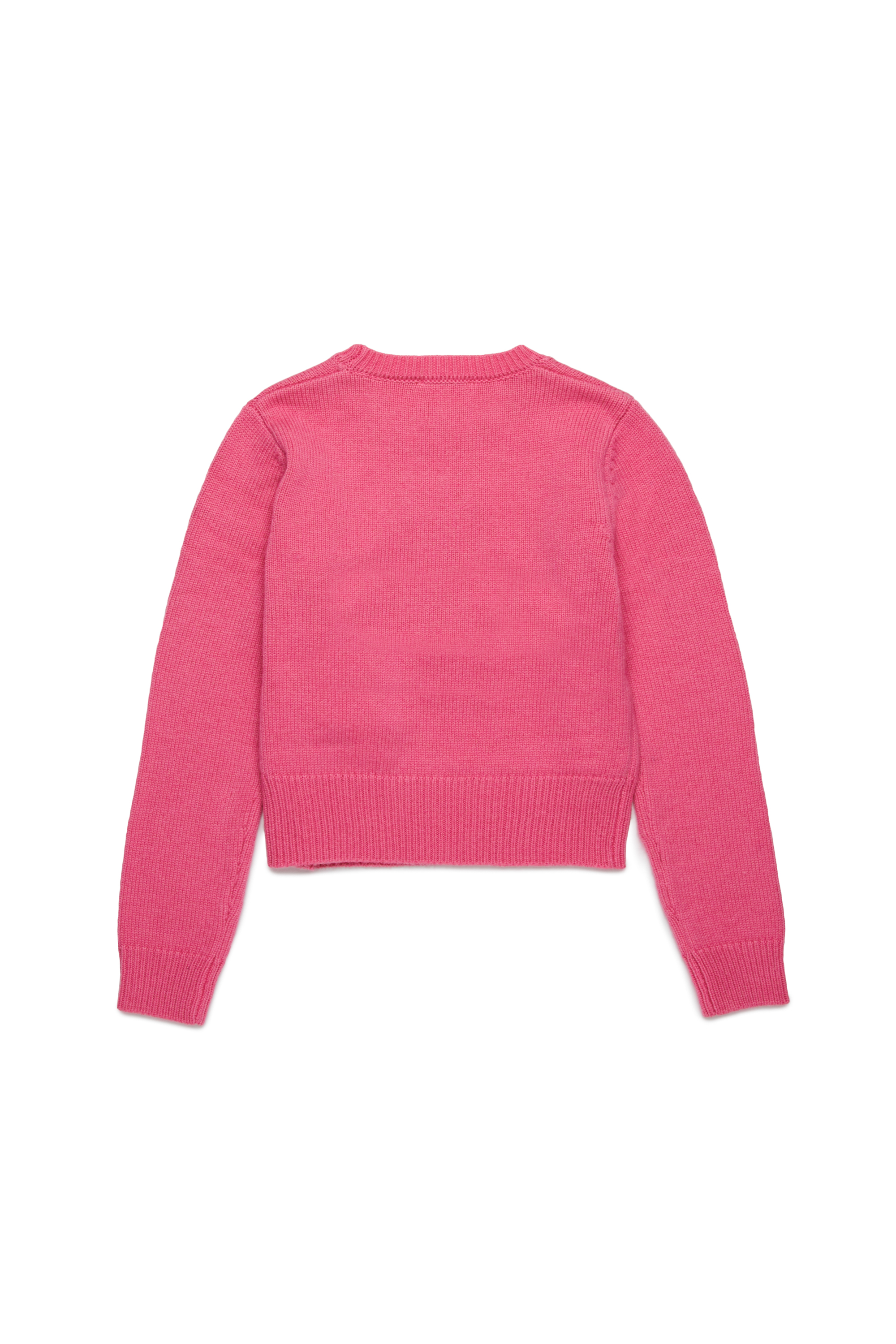 Diesel - KGANDIE, Woman's Jumper in cashmere-enriched blend in Pink - 2