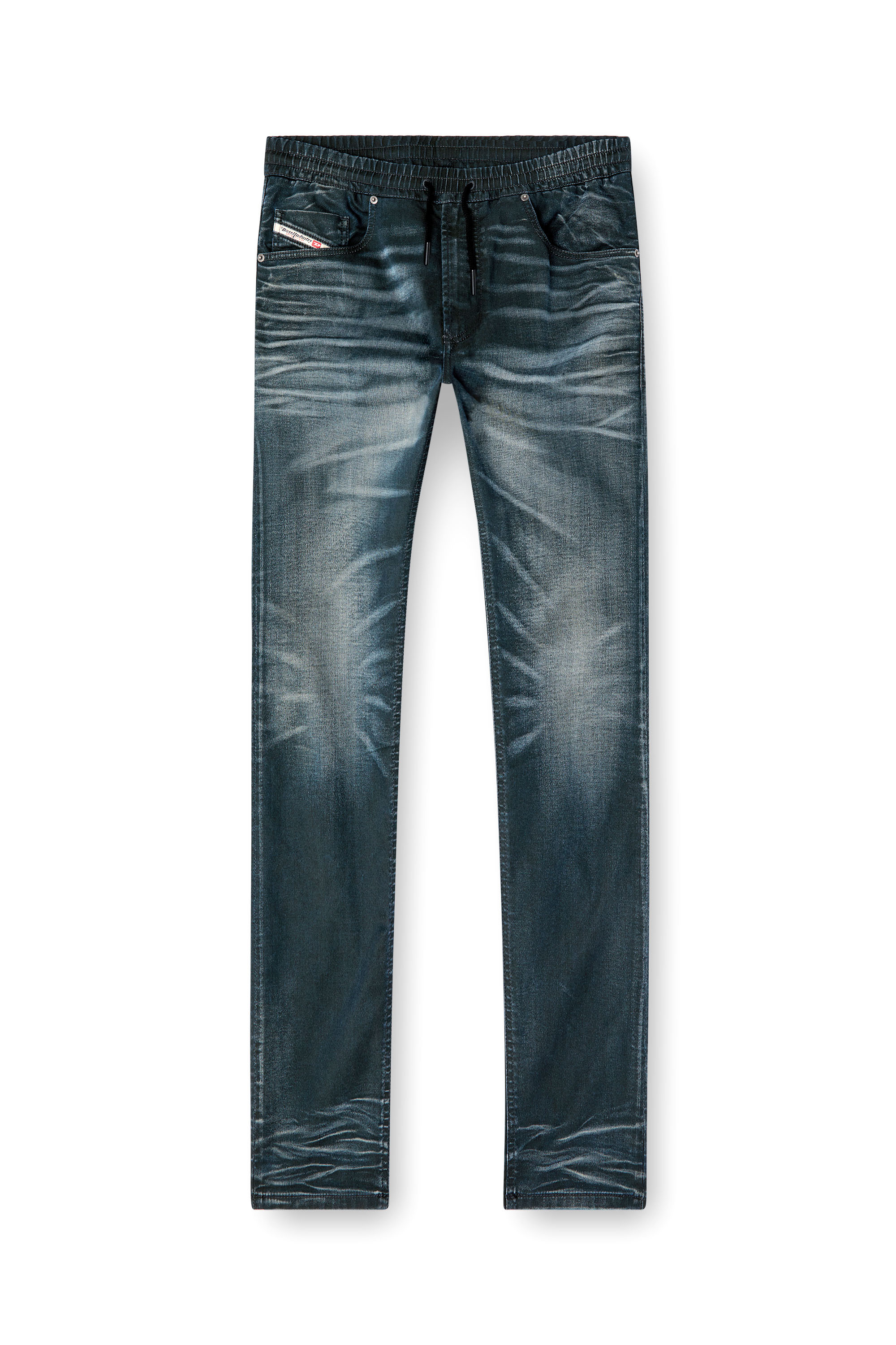 Diesel - Regular 2030 D-Krooley Joggjeans® 068QK Homme, Bleu Foncé - Image 5