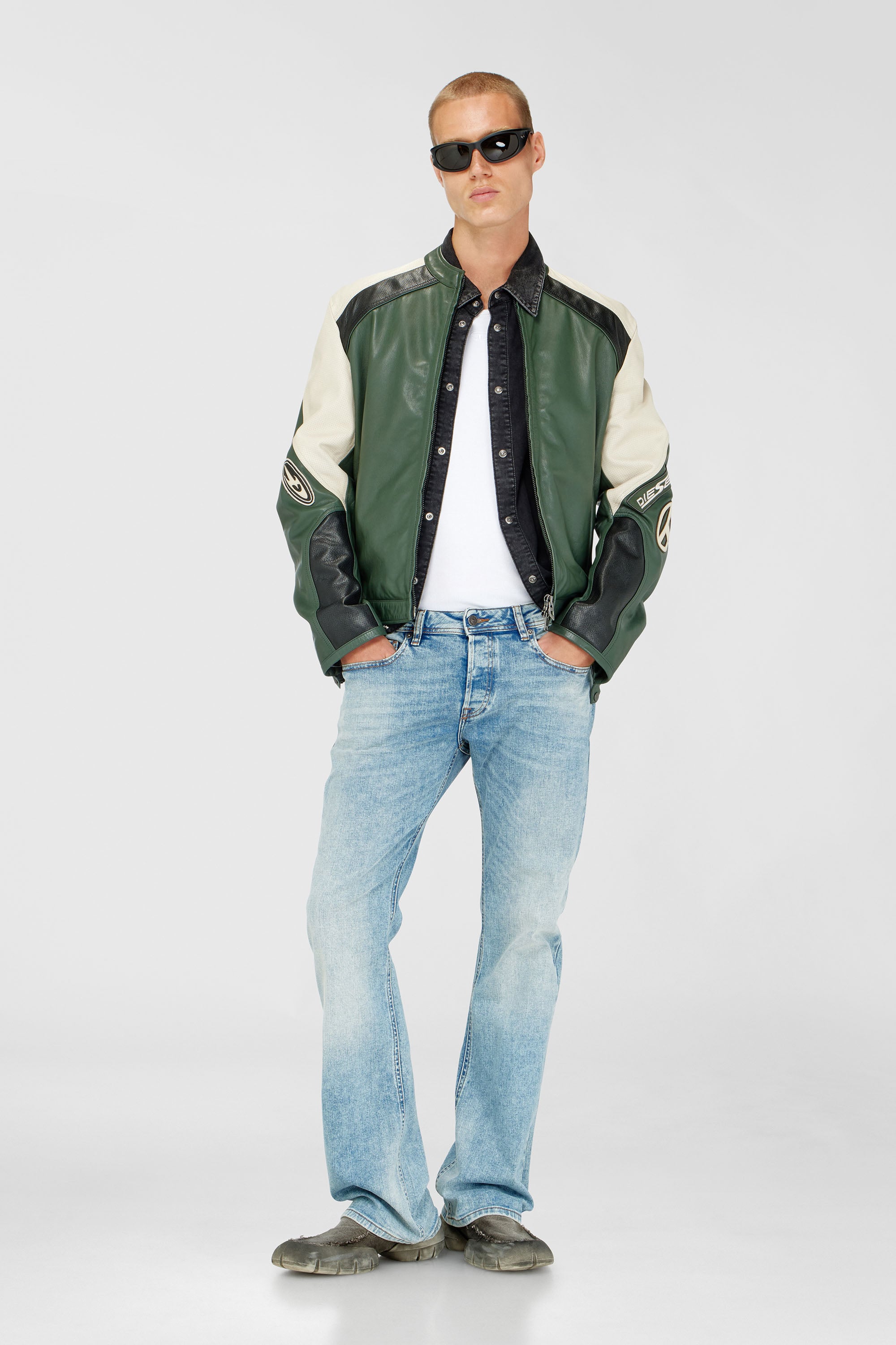 Diesel - Bootcut Jeans 2007 Zatiny 0DBDV Uomo, Blu Chiaro - Image 1