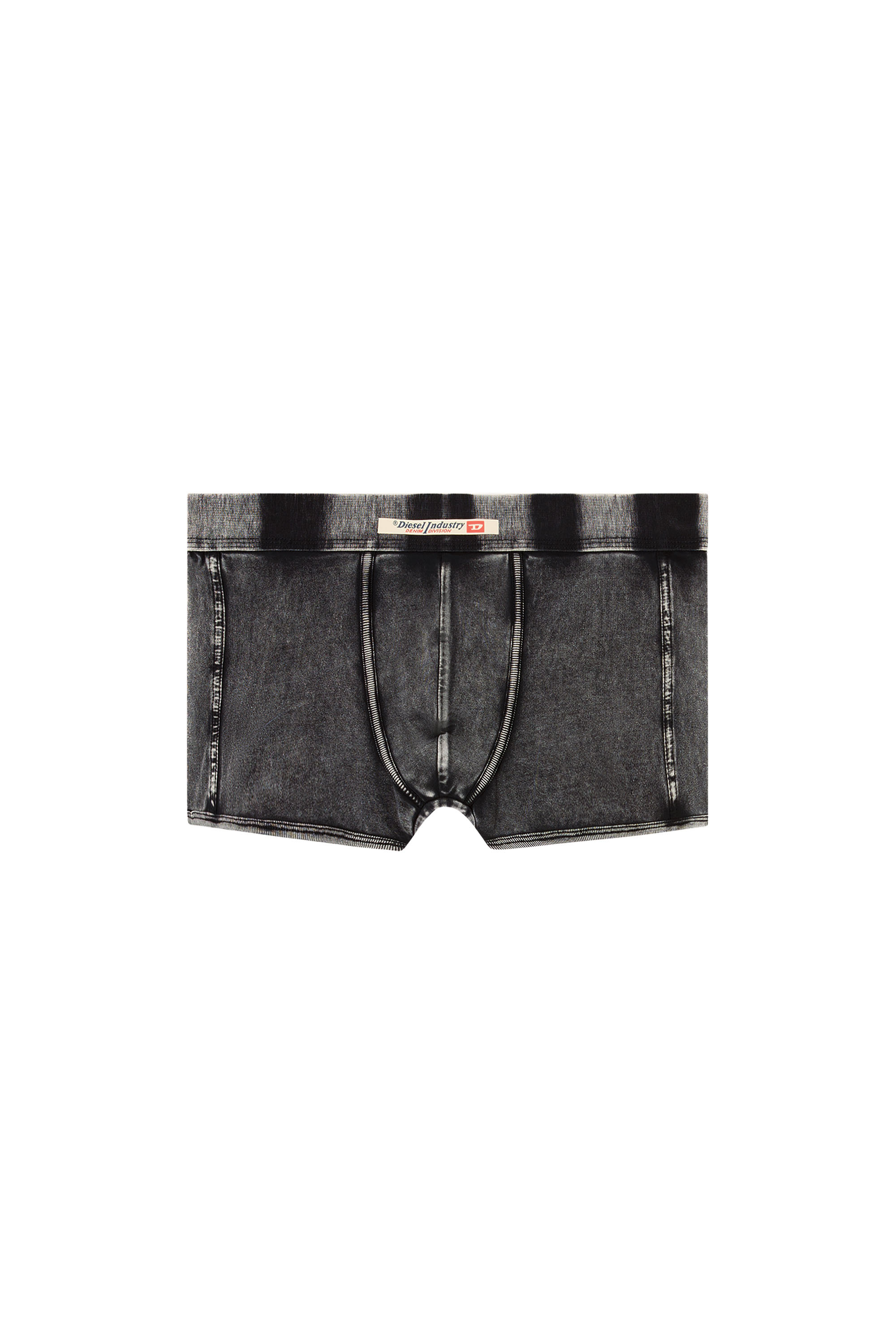 Diesel - DAMIEN-DNM, Boxer effet denim Homme in Noir - 4